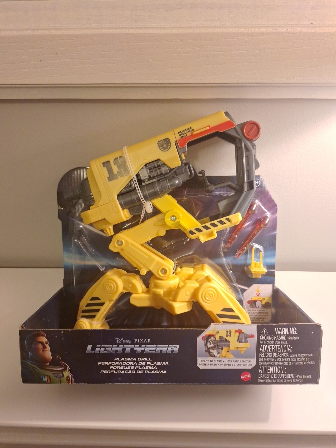 Mattel Disney Pixar Lightyear Plasma Drill Vehicle 5 Inch Authentic 4 Years & Up