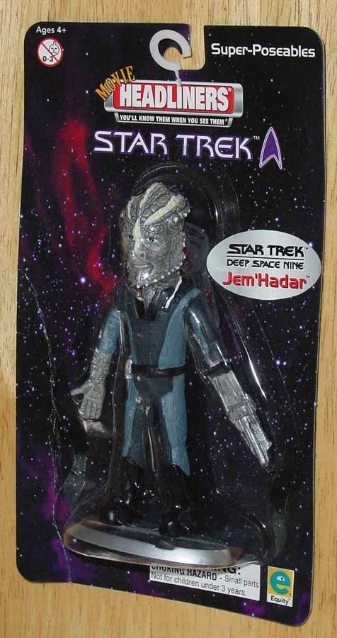 2000 Star Strek Headliners Bendable Jem Hadar, Species 8472 New