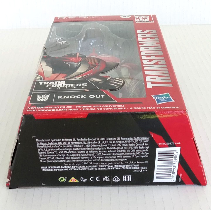 New Transformers R.E.D. Prime Knock Out 6&Prime; Action Figure Hasbro 2021 Knockout