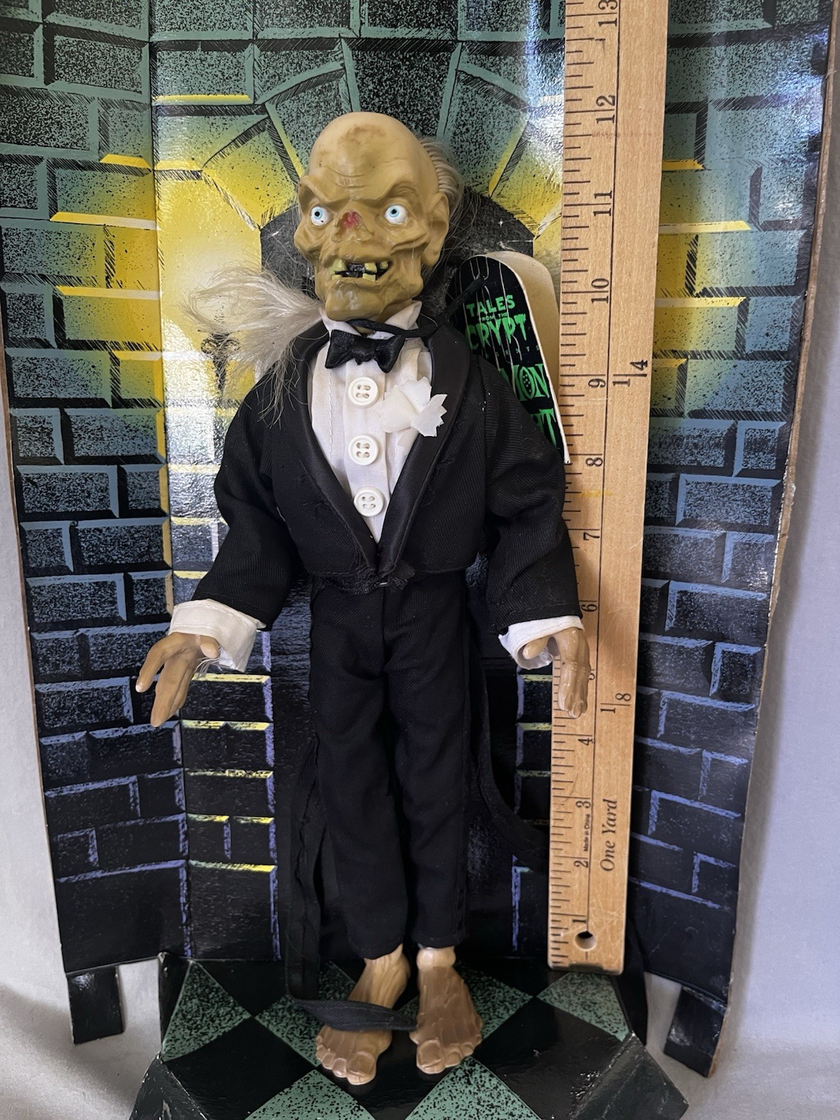 Tales From The Crypt Cryptkeeper Non Talking Figure 1994 Vtg Horror Box Insert