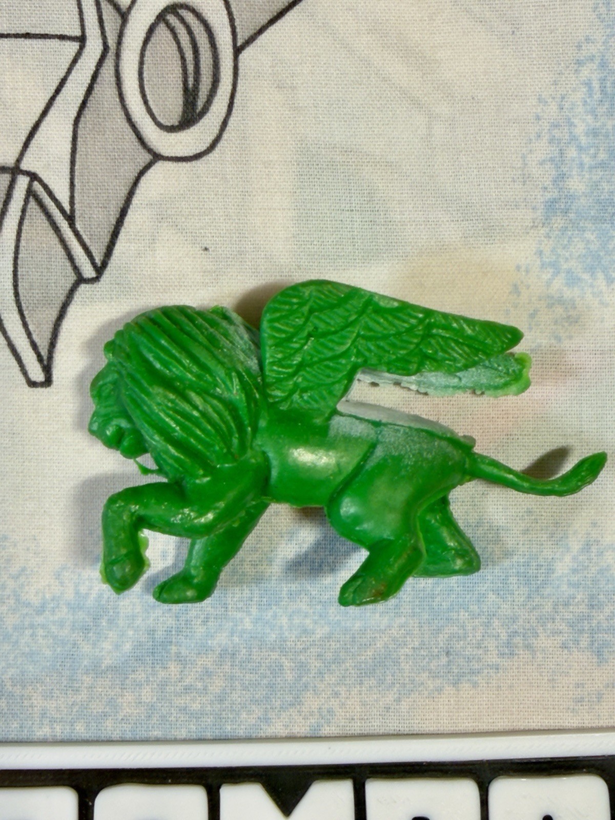 RARE! Vintage 1984 Imperial Fantasy Beast Green Griffin MOTU Ko Winged Lion