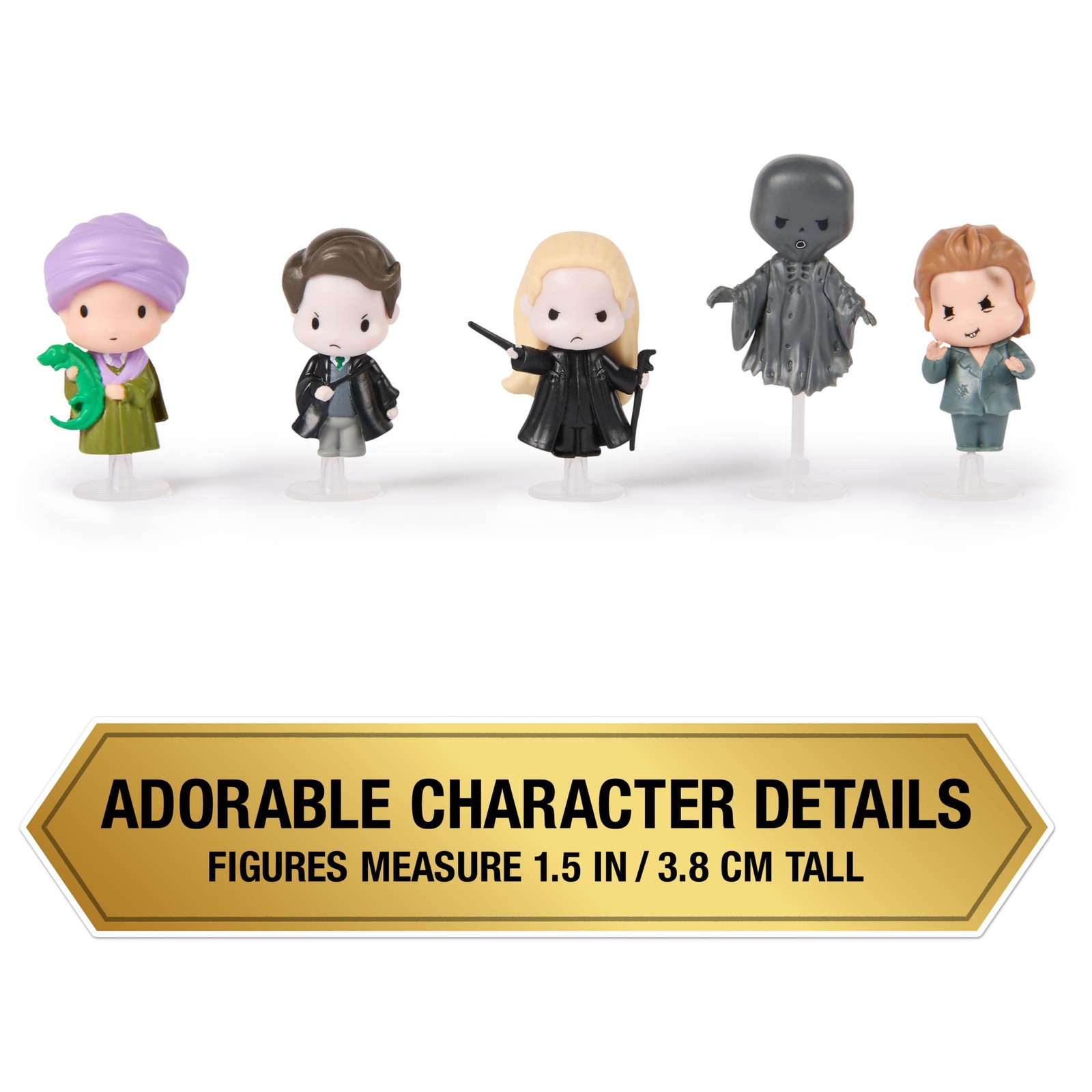 Figures Set 5-Pack Amazon Exclusive with Display Cases for Ages 6 and Up