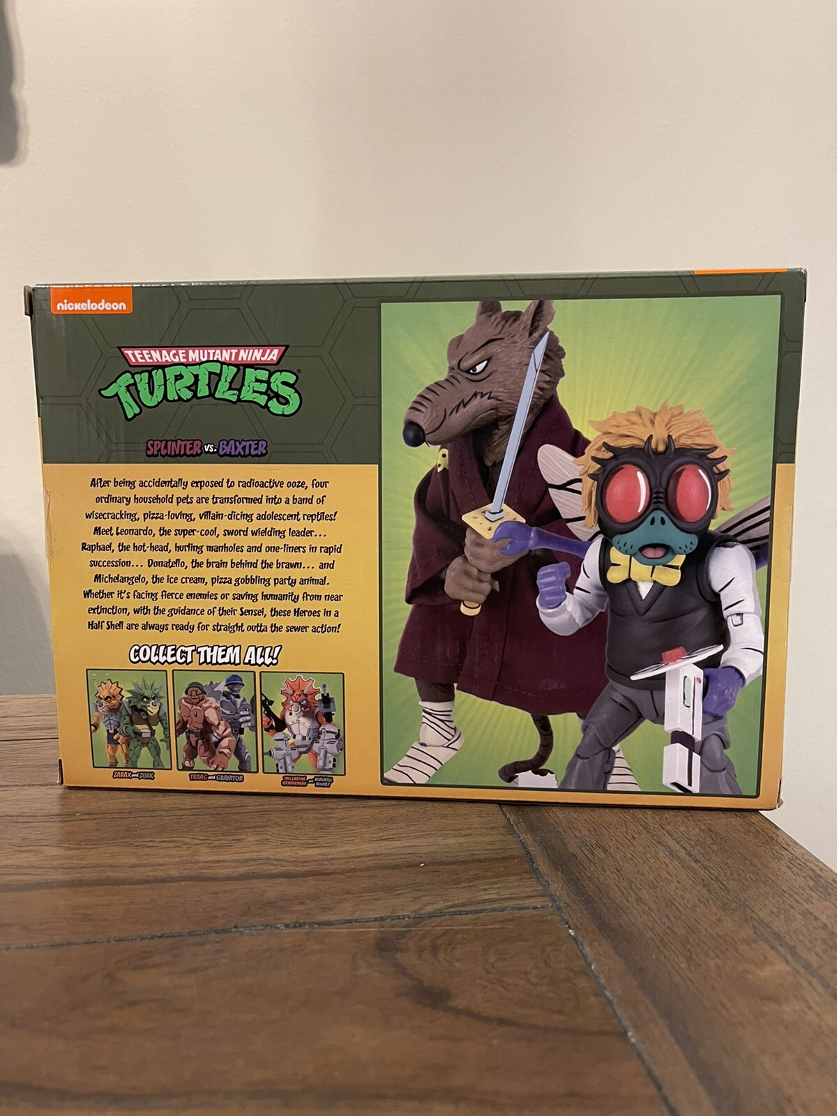 SPLINTER VS BAXTER TMNT 2 PACK NECA TARGET EXCLUSIVE IN-HAND! SAME DAY SHIP FAST
