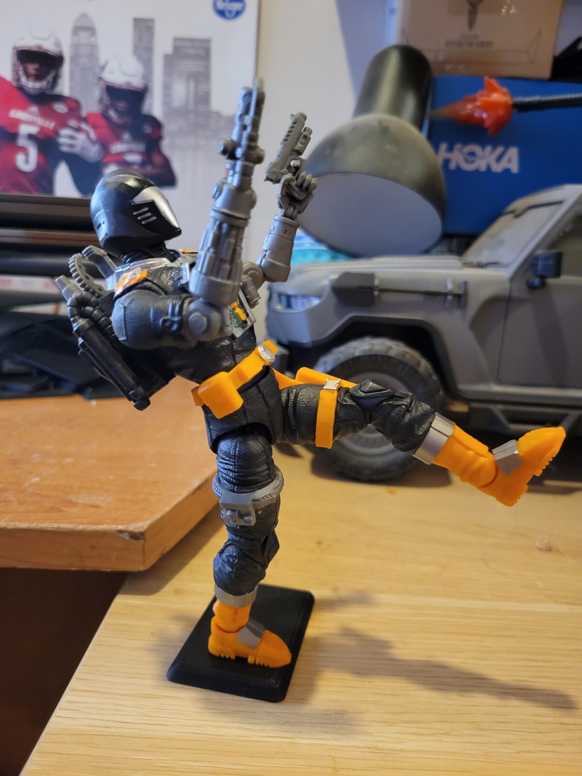 (LOT of 10) GI Joe Classified Custom Figure Stands Black – FREE SHIPPING