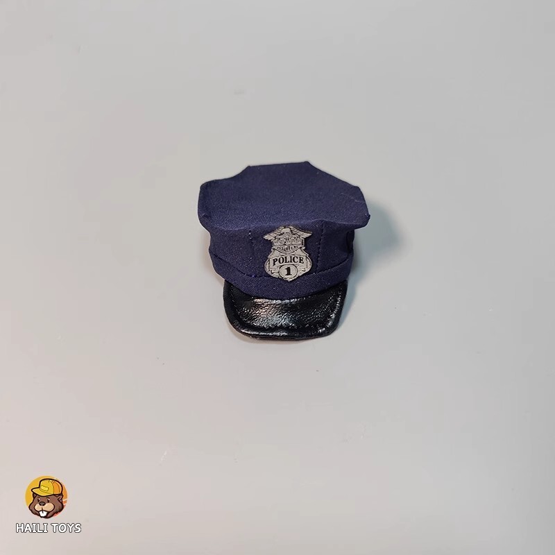 1/6 Blue Police Hat Scene Props Fit 12&Prime; TB Woman Action Figure Head HAILI TOYS