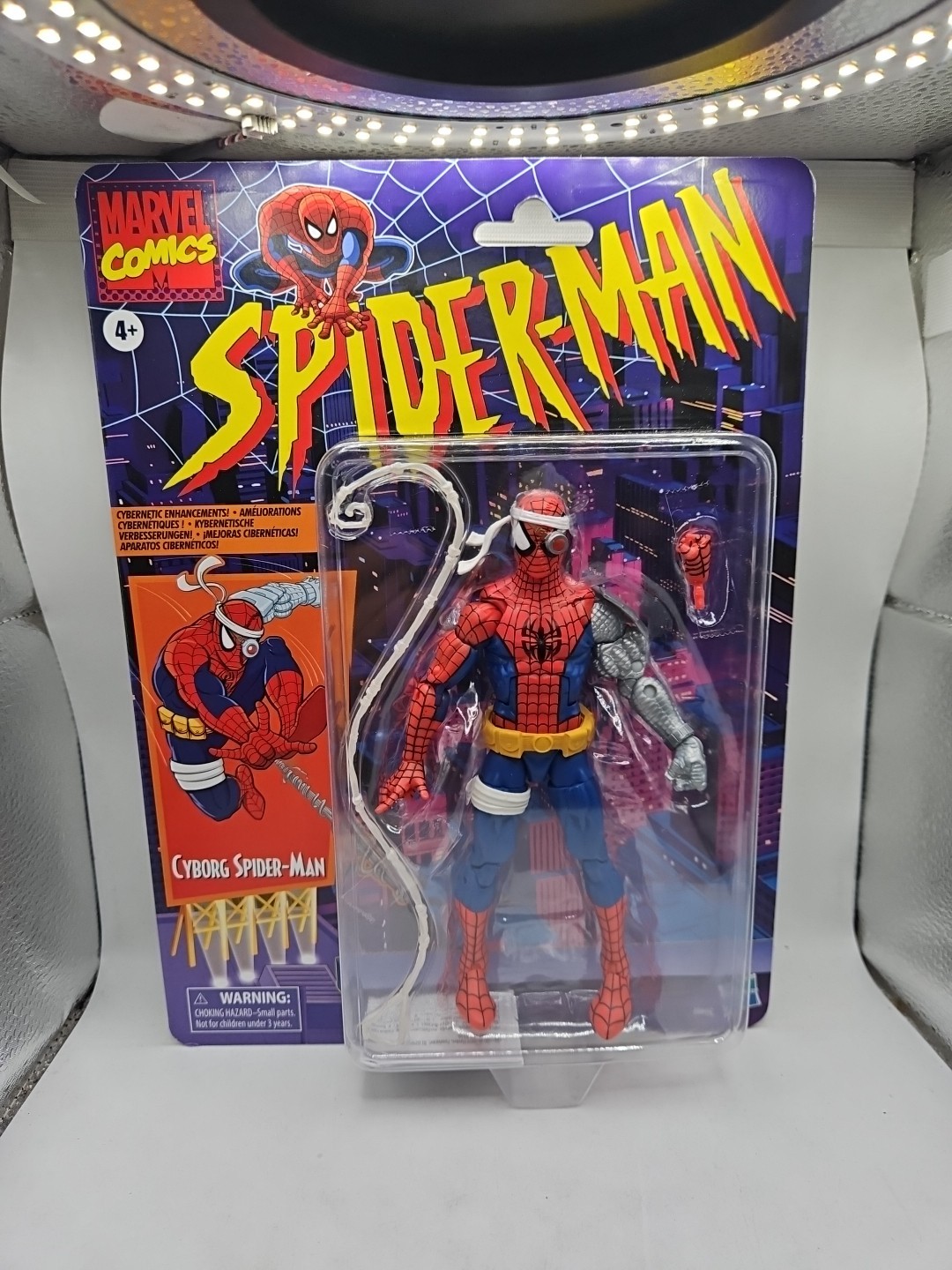 Hasbro Marvel Legends Retro Cyborg Spider-Man 6&Prime; Action Figure New Sealed
