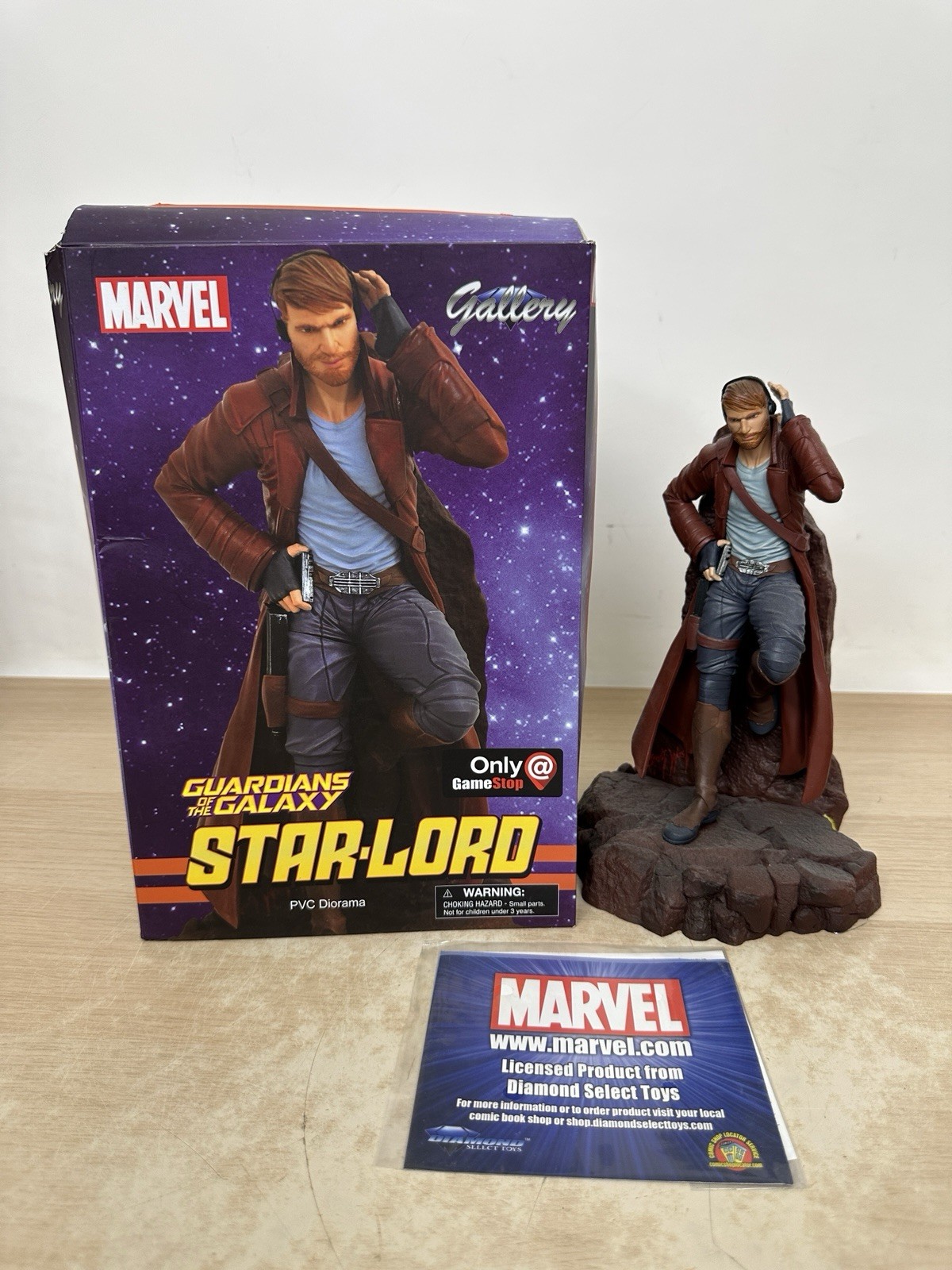Guardians of the Galaxy – Star-Lord Marvel Gallery 9” PVC Diorama Statue DIAMOND