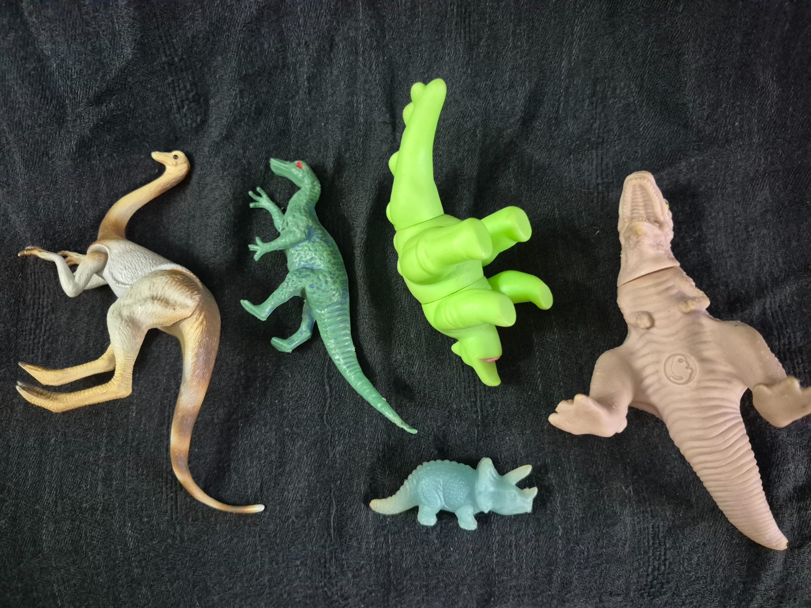 Definitely Dinosaurs Wendy&rsquo;s Dinosaur Playskool 1988 with Various 80s Dino Toys