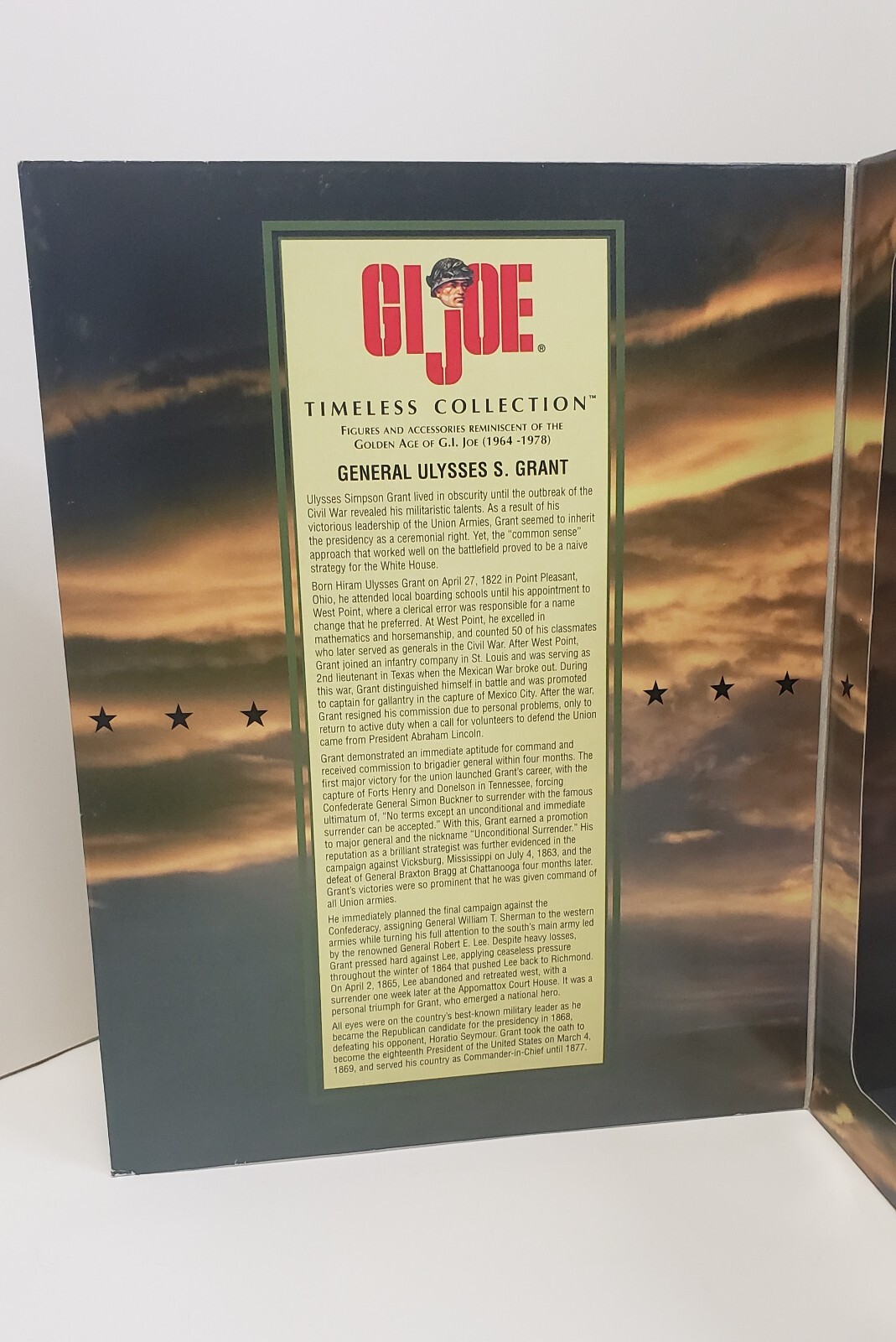 GI JOE TIMELESS COLLECTION GENERAL ULYSSES S GRANT CIVL WAR SERIES