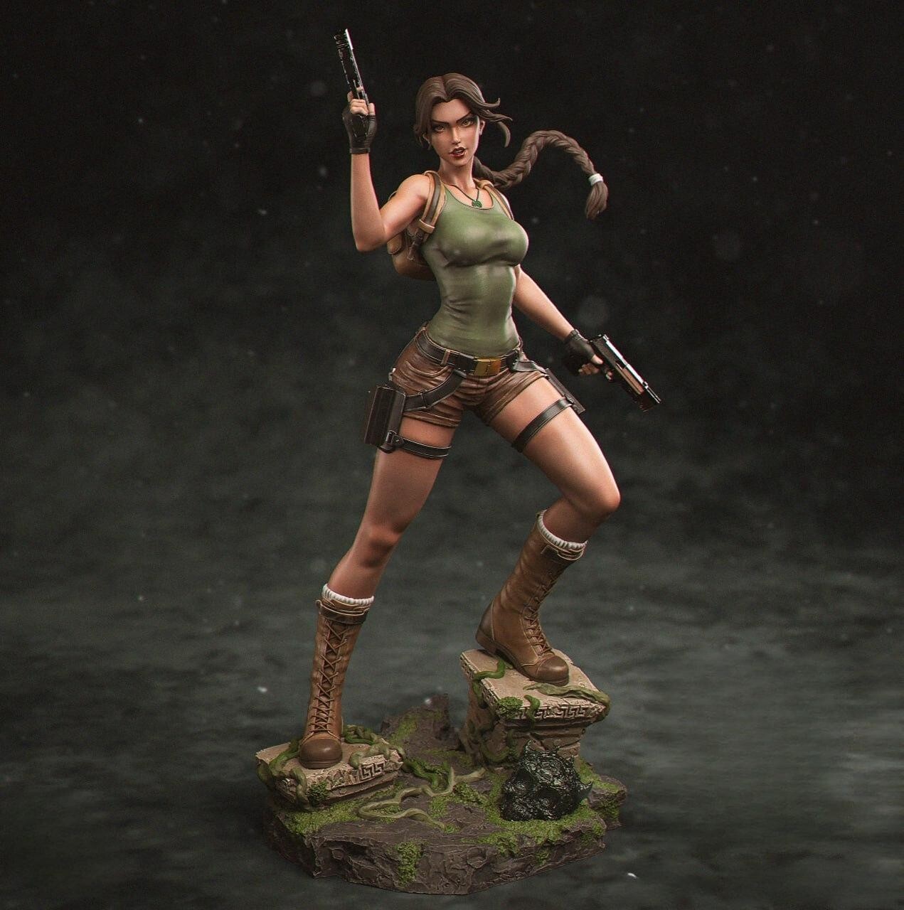 ara Croft 1/12 Scale Hand-Painted Resin Figure – 12K Quality – Collector&rsquo;s Dream