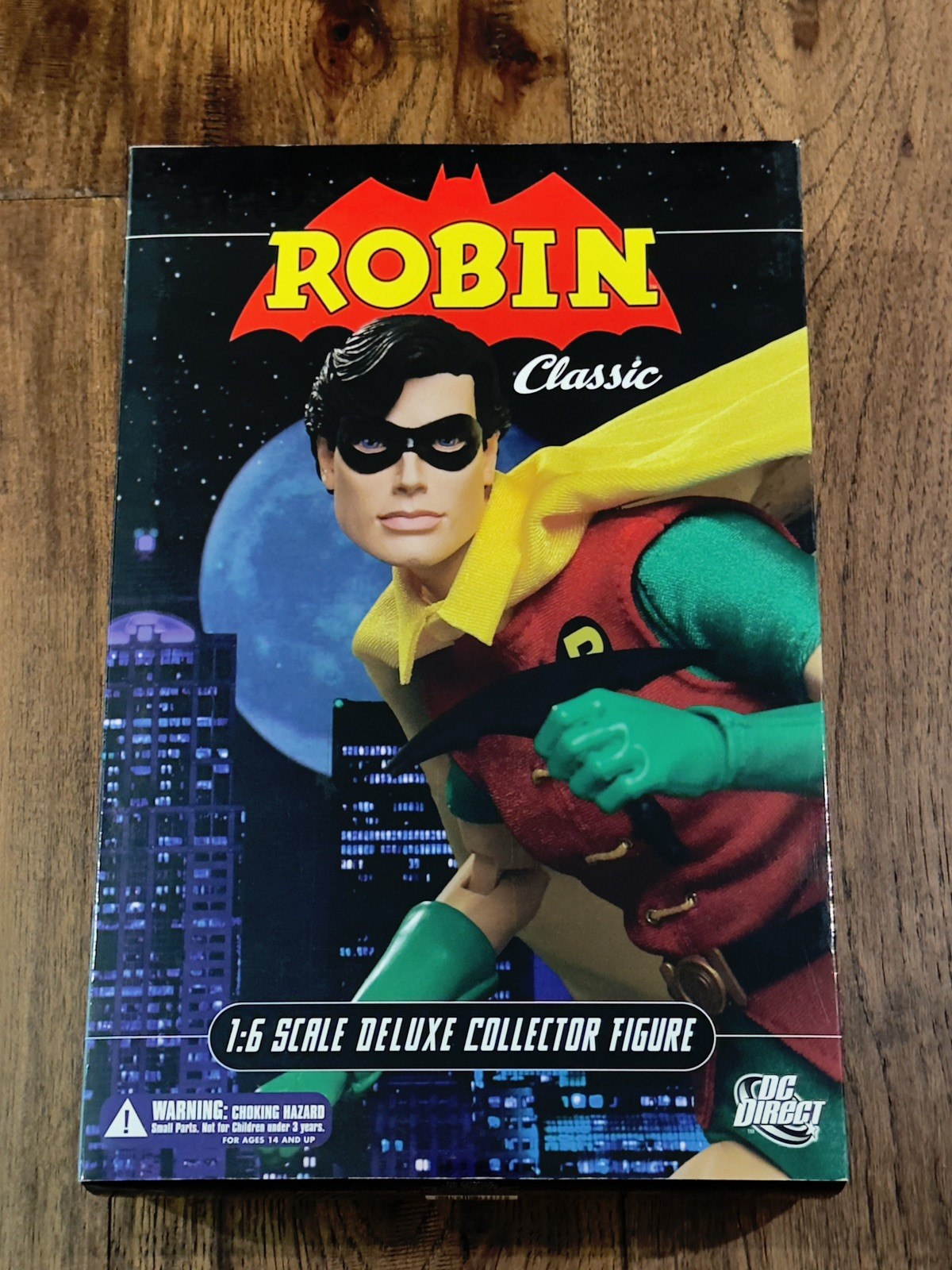 DC Direct Robin Classic Batman Deluxe Collector Action Figure 13&Prime; NIB