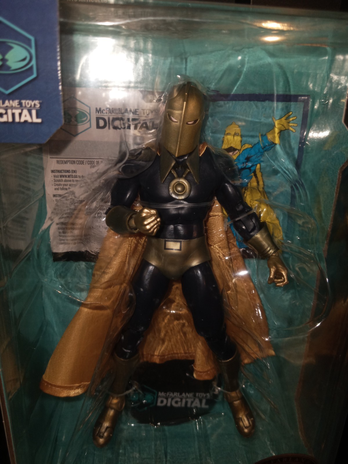 DC MCFARLANE PLATINUM SILVER AGE DOCTOR FATE BRONZE AGE RED TORNADO SET LOT