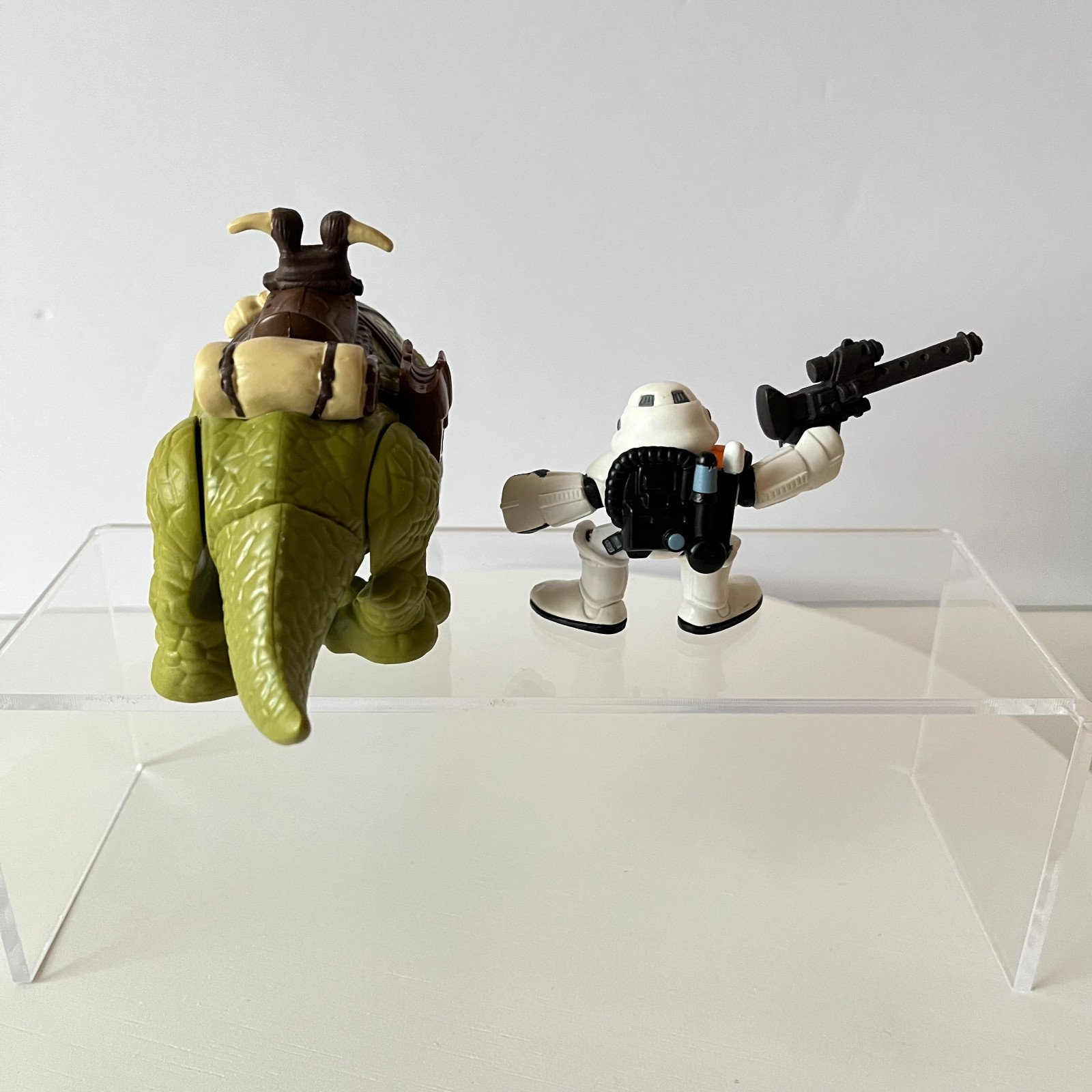 Star Wars Galactic Heroes Dewback & SandTrooper Figure Lot Hasbro Playskool