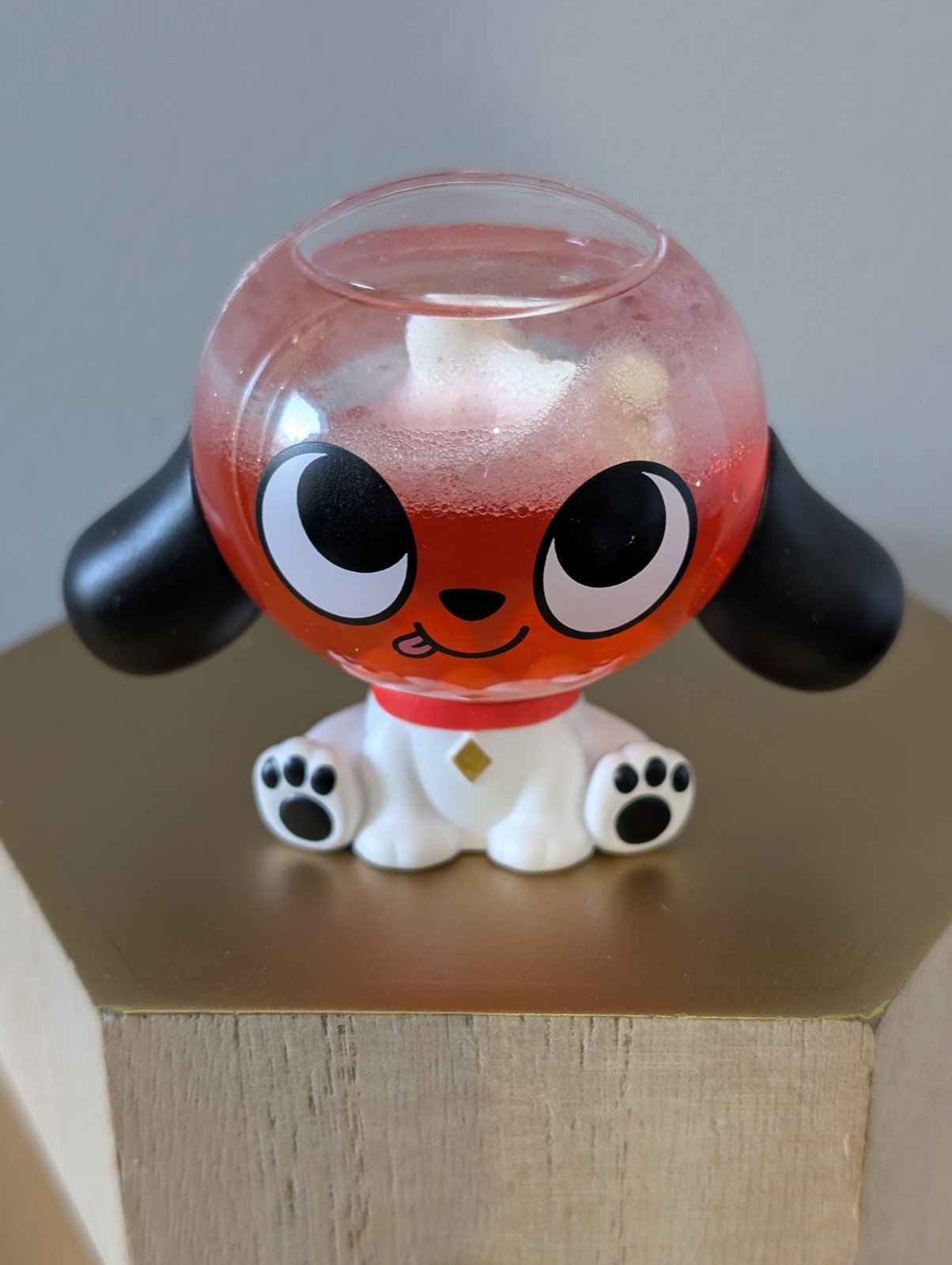 REX The DOG Kaleidos Creative Open Minded Vinyl Liquid filled W/BONE & Glitter