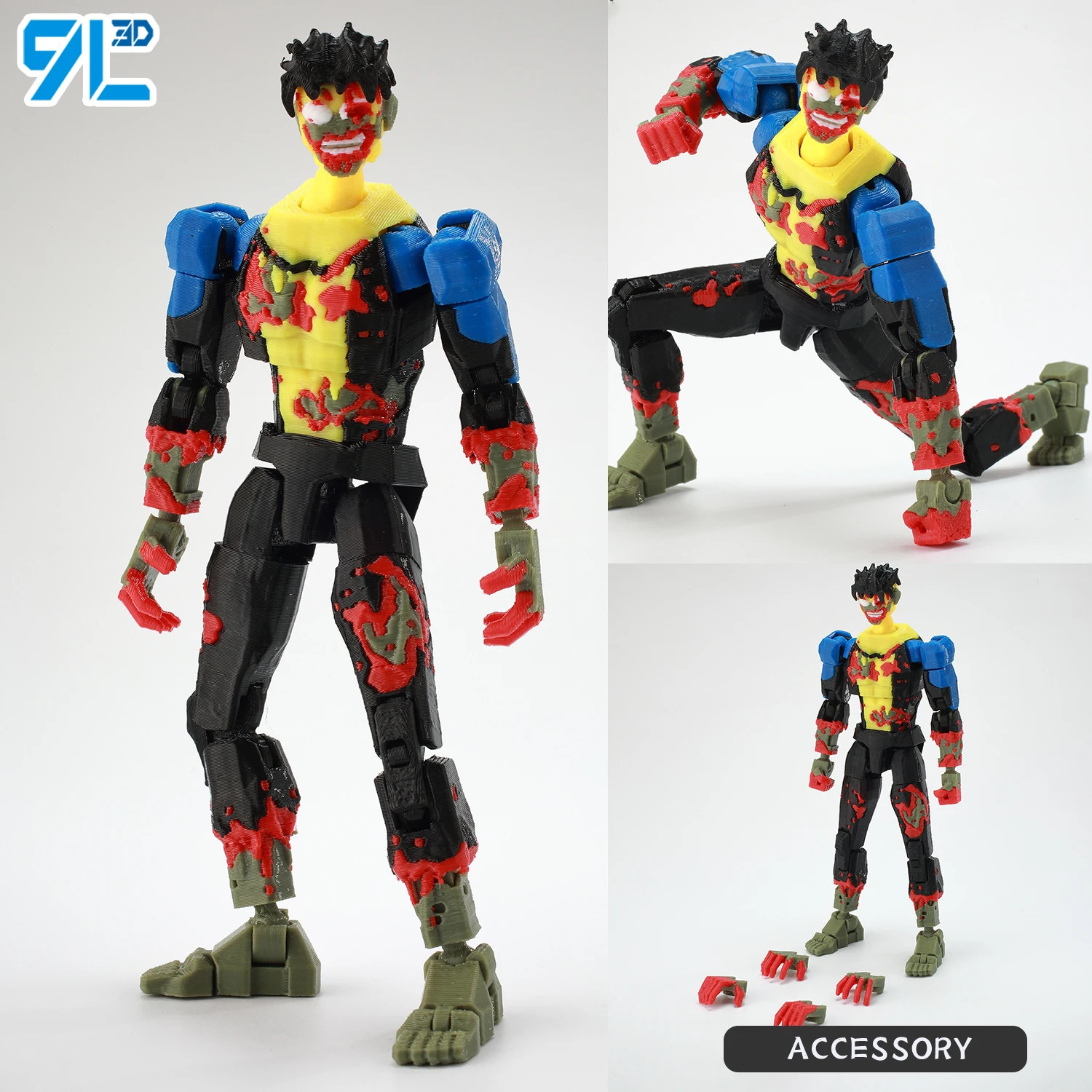 9L3D Lucky13 Invincible Tech Jacker 1/12 Action Figure T13 NEW