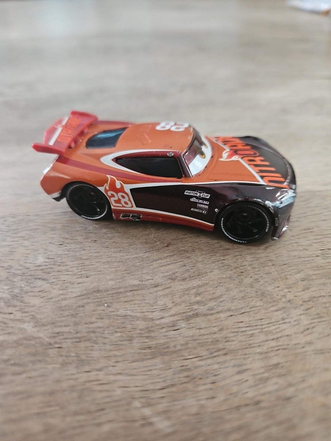 Disney Pixar Movie Cars Diecast Toy Vehicle Piston Cup Race #28 NitroAde loose
