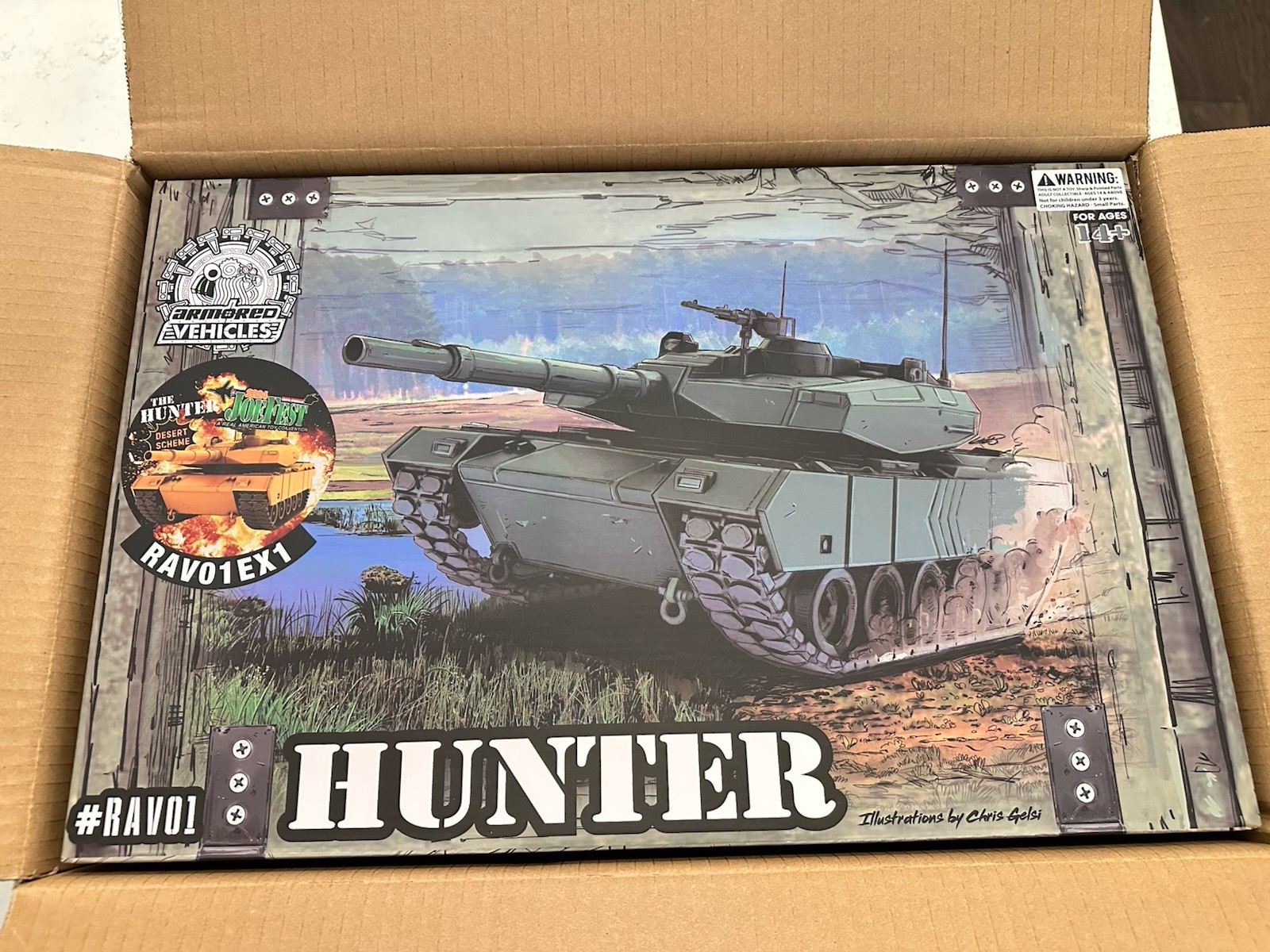 Ramen Toy Joe Fest Exclusive The Hunter Desert Scheme Tank RAV01EX1 G.I. Joe