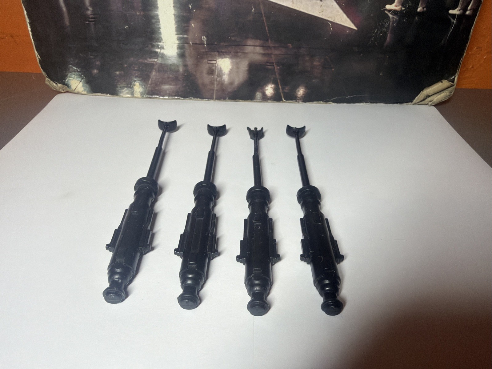 X-Wing Fighter Laser Cannon Complete Set Of 4 Star Wars 1978 Kenner Vintage