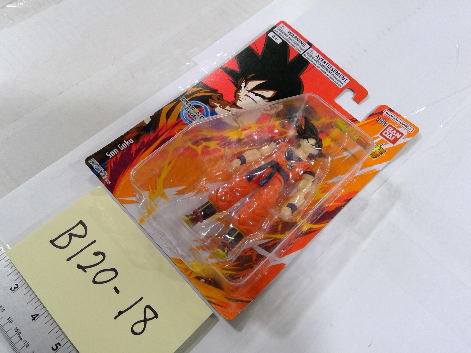 Dragon Ball Super Son Goku Dragon Ball Evolve Figure 5in Bandai Toy Orange New