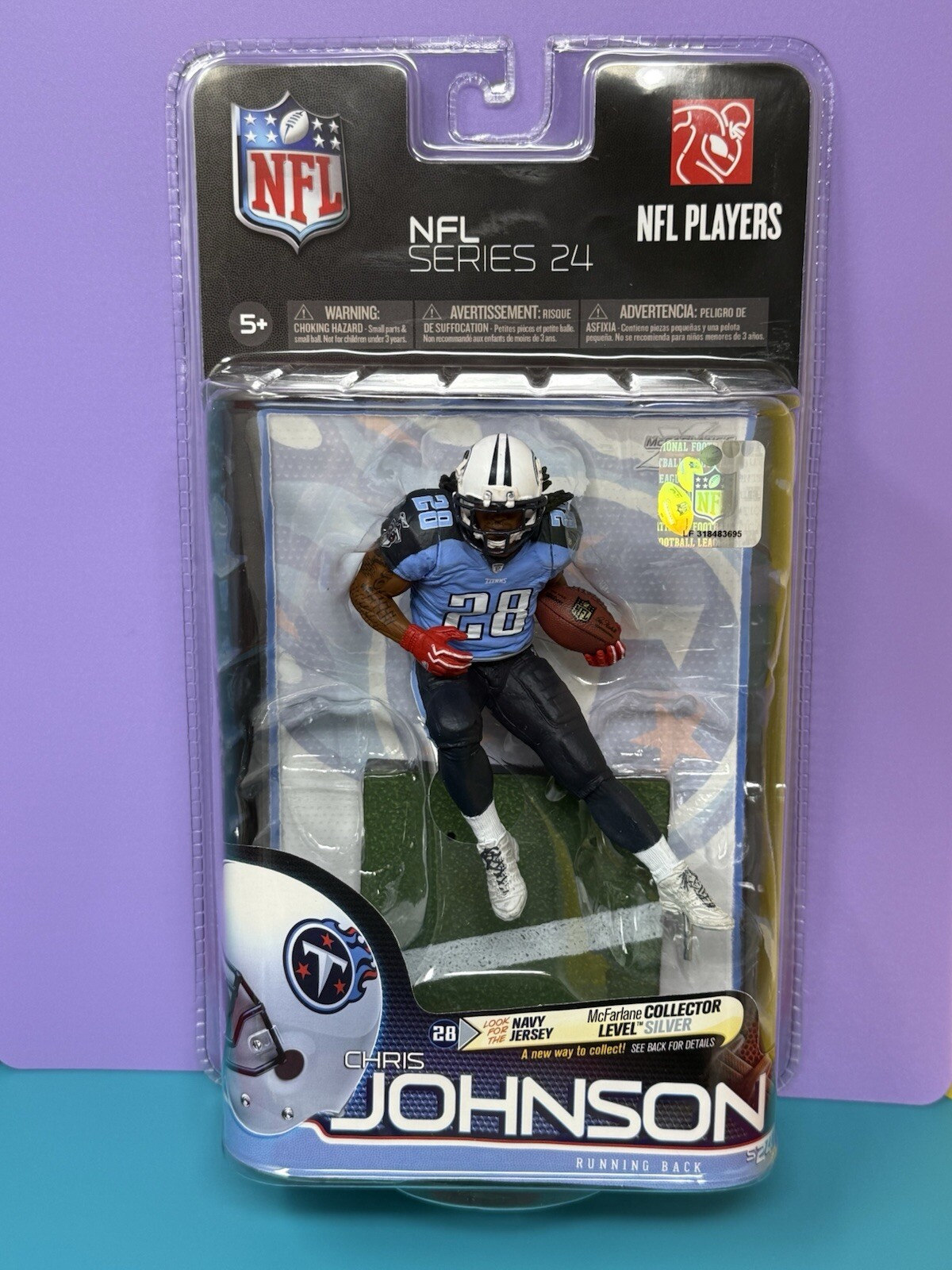Chris Johnson McFarlane NFL Series 24 Tennessee Titans Figure NEW 2010