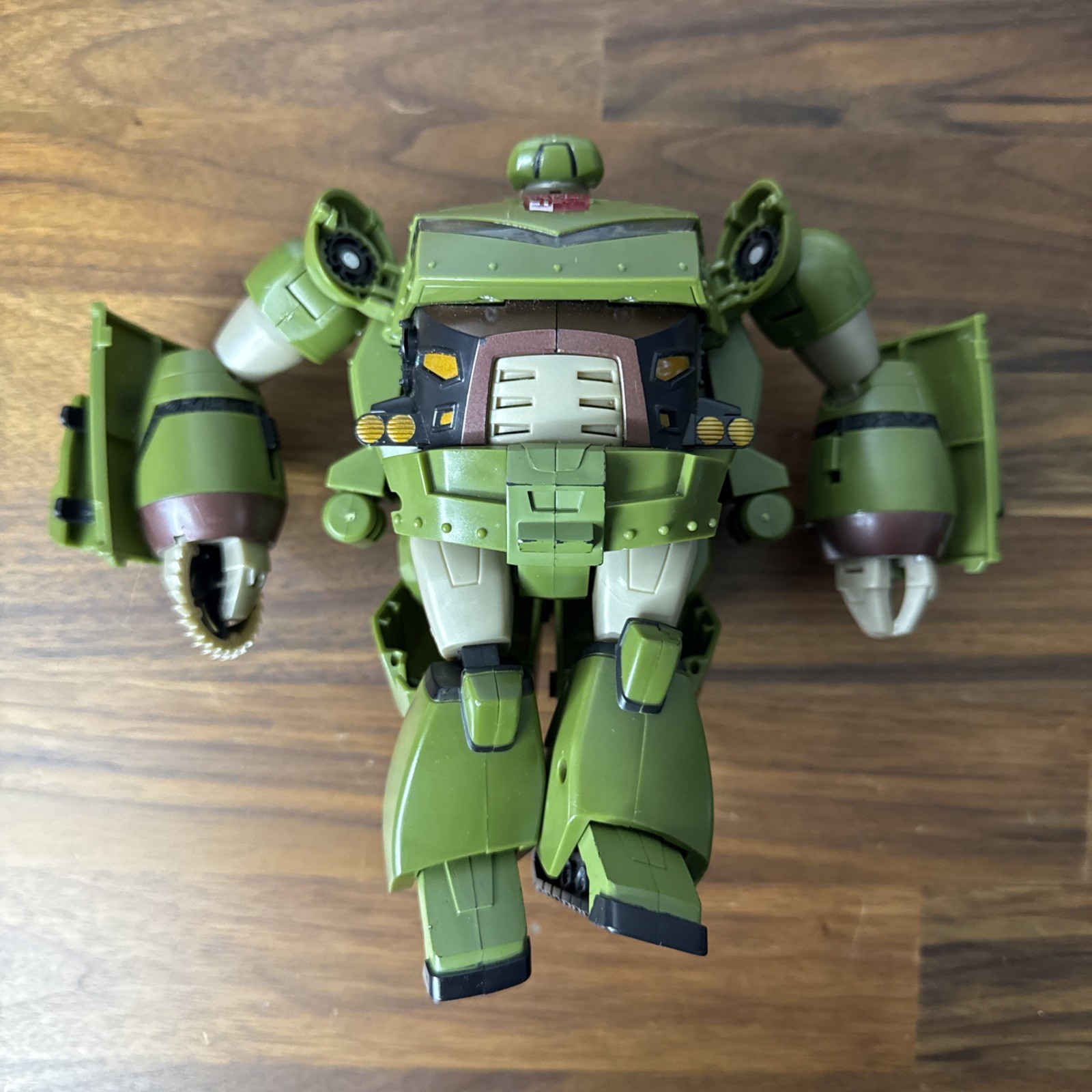 2007 Transformers Leader Class Animated Bulkhead With Headmaster Hasboro – LV55