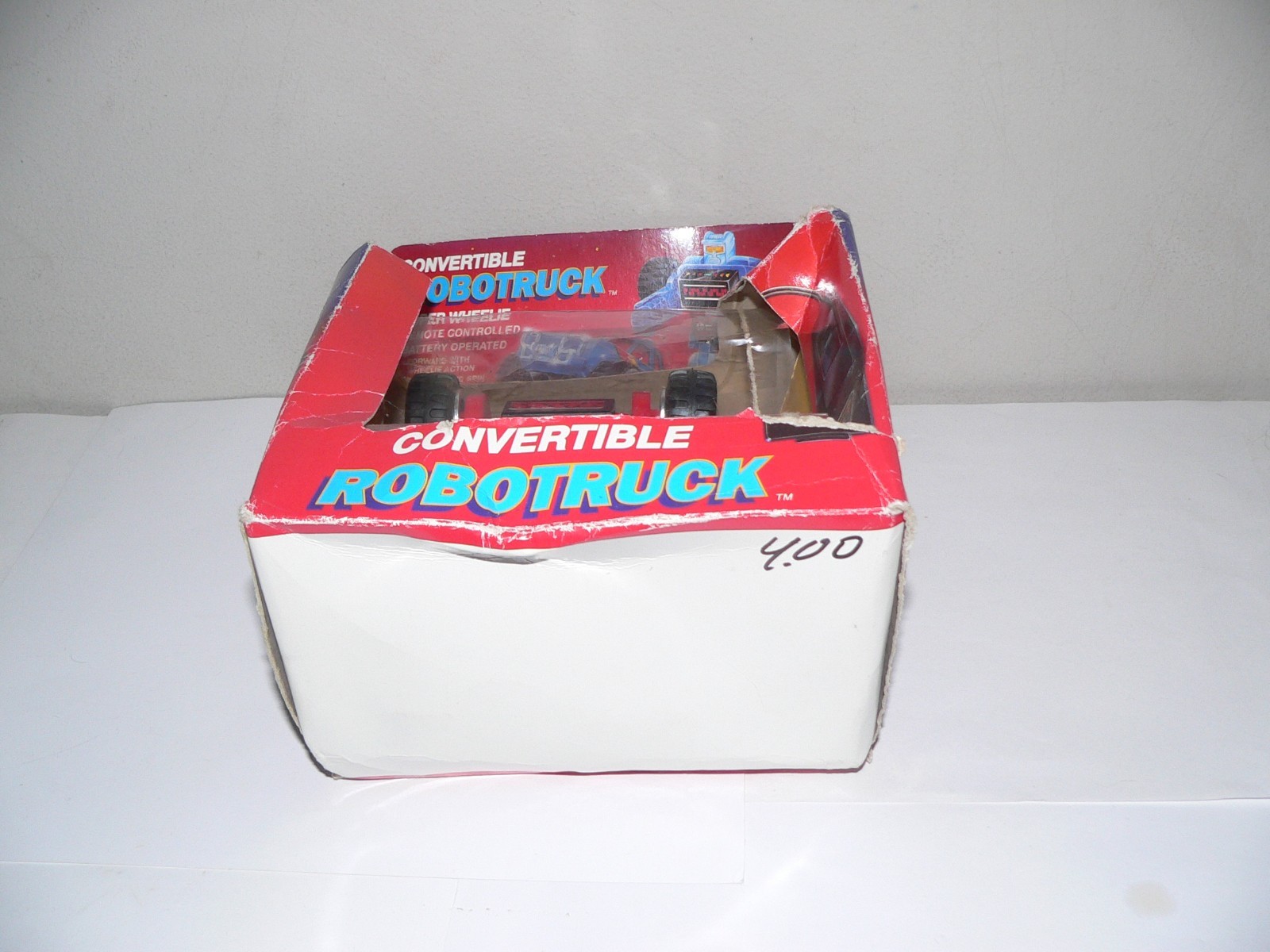 Vintage 1993 SOMA Convertible Robotruck Transformer Robot Super Wheelie BOX