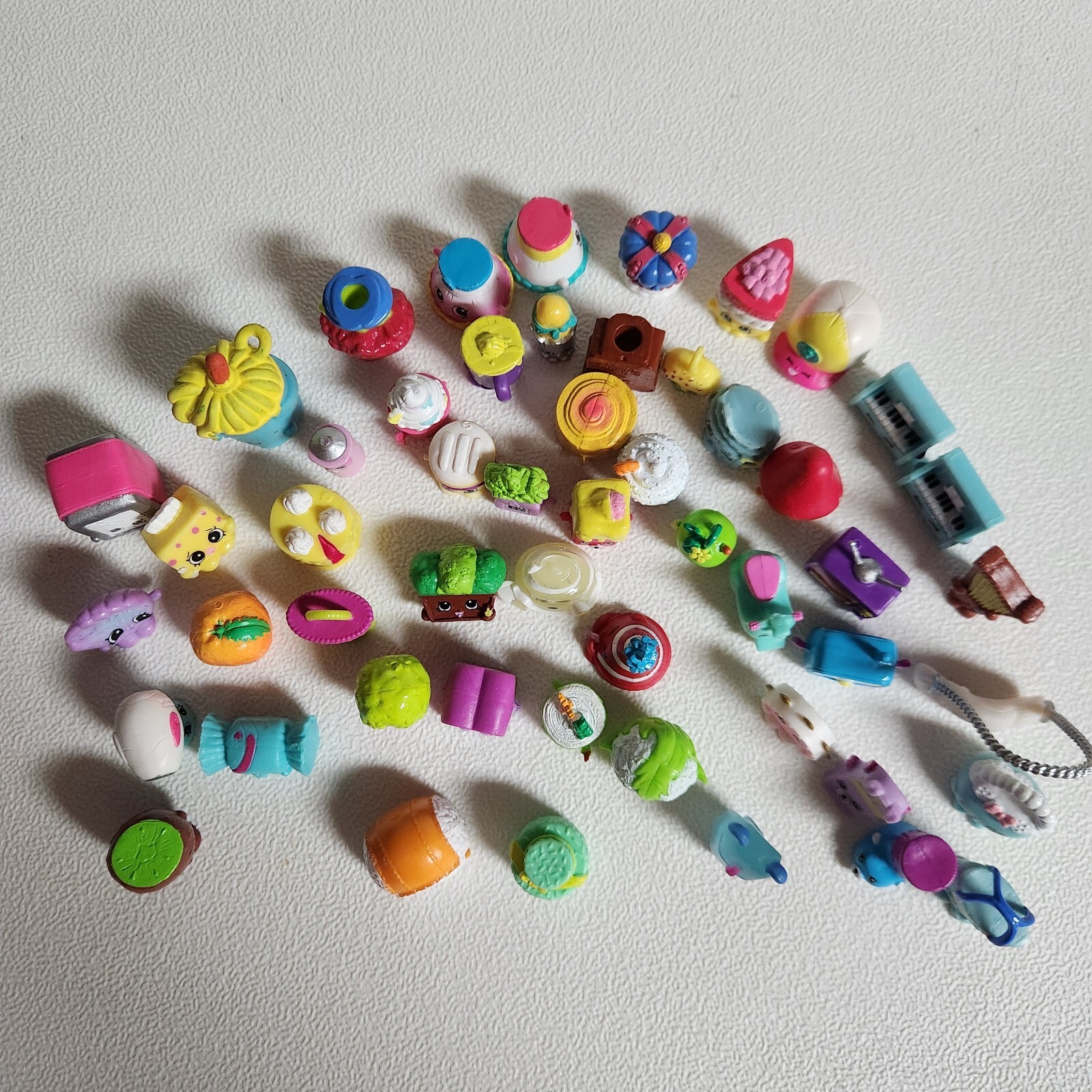 Bag of Mini Shopkins mixed Lot of 50 selections from different Seasons