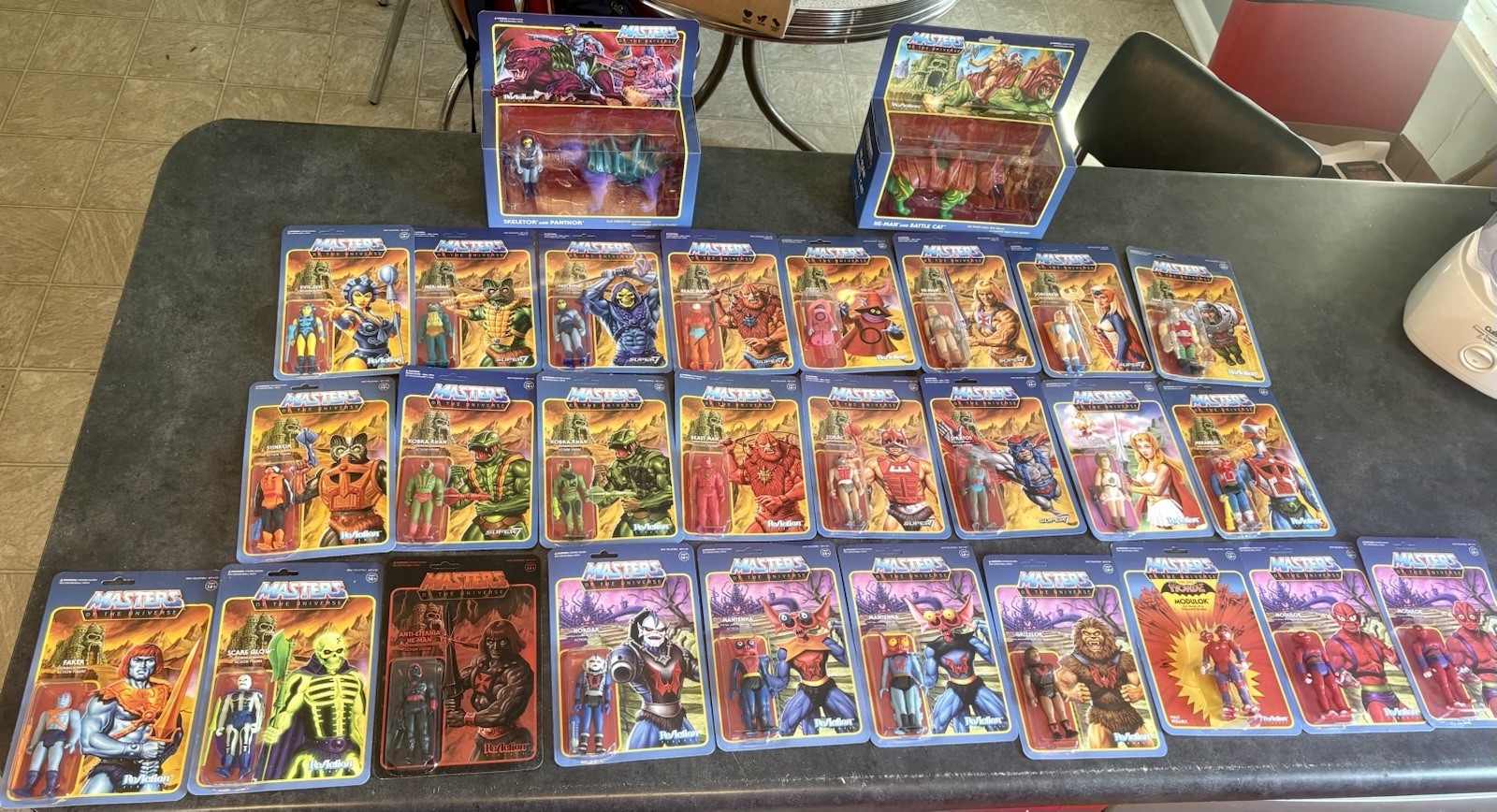 Super 7 Reaction 30 Masters of the Universe Figures Mint On Sealed Card G1N