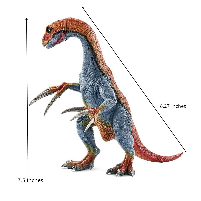 Jurassic Dinosaur Realistic Model 8.27&Prime; Therizinosaurus Figure Kid Dino Toy Gift