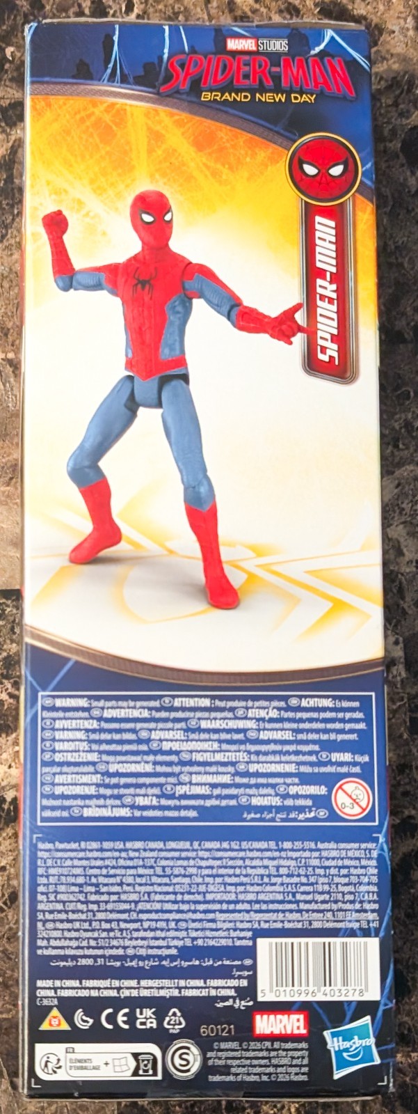 NEW Spider-Man 12 Inch Action Figure Hasbro Marvel Brand Day Titan Series 2026