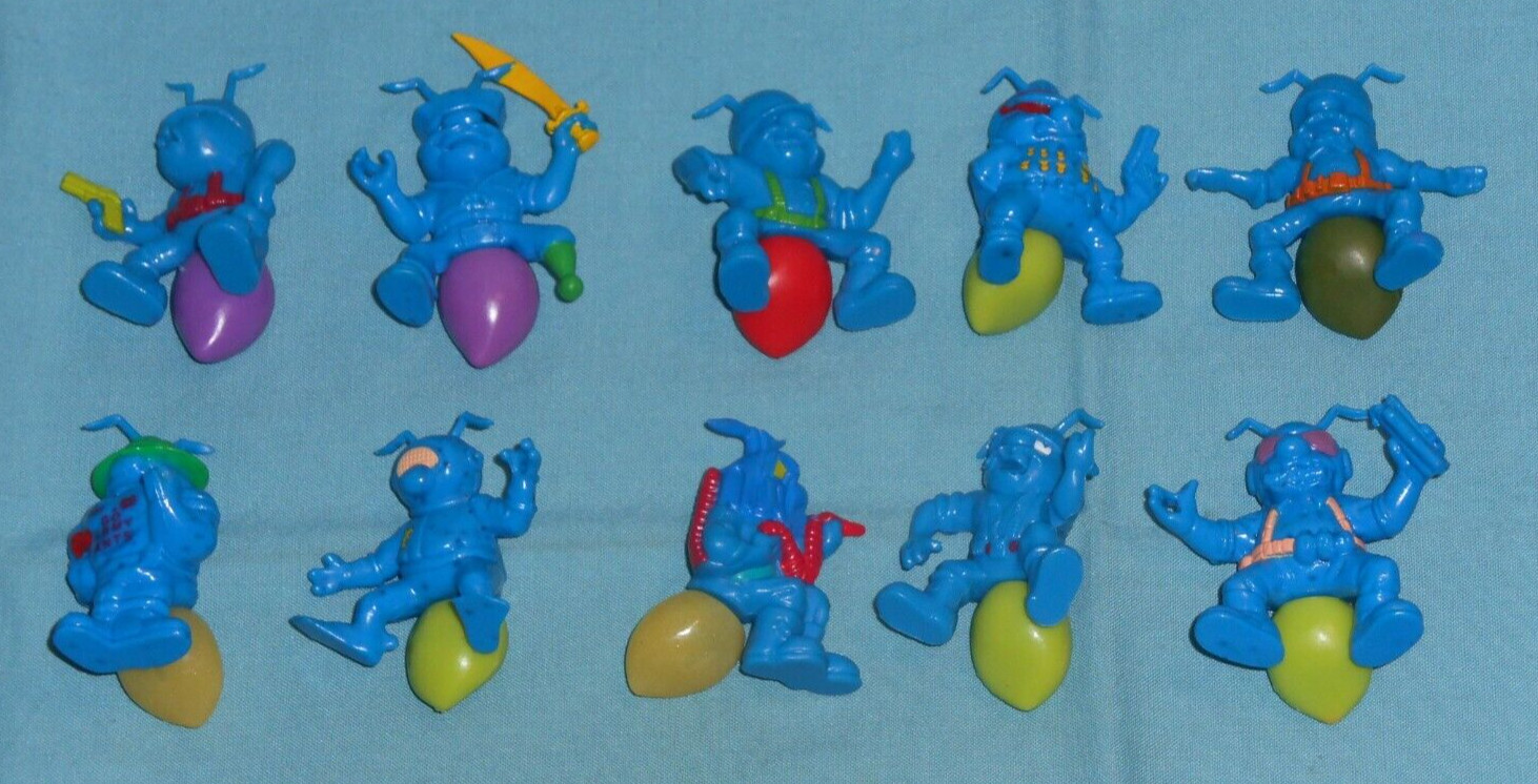 vintage Hasbro ARMY ANTS action figures lot #2 blue