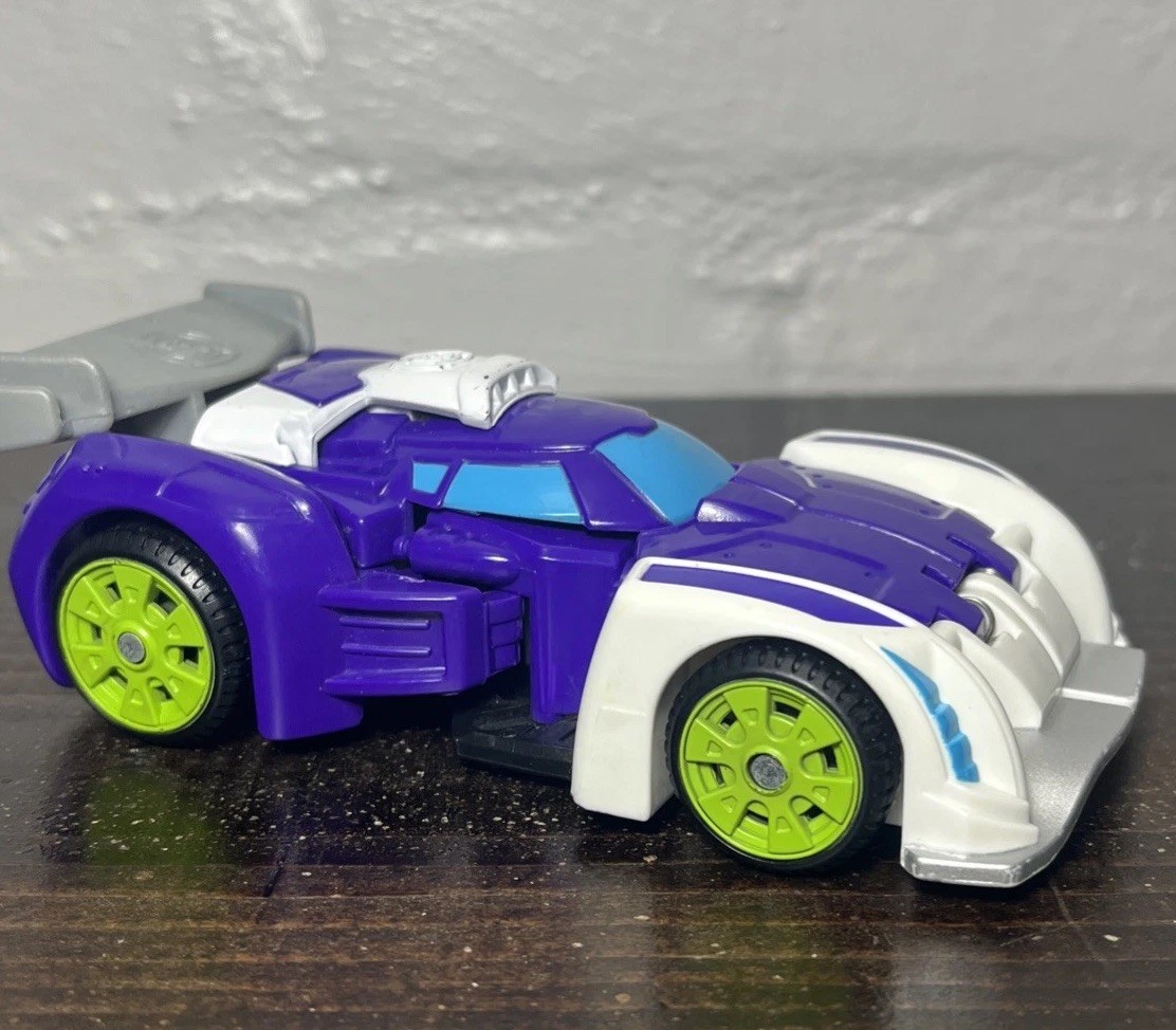 2015 Hasbro Transformers Rescue Bots BLURR Purple Car Figure Playskool
