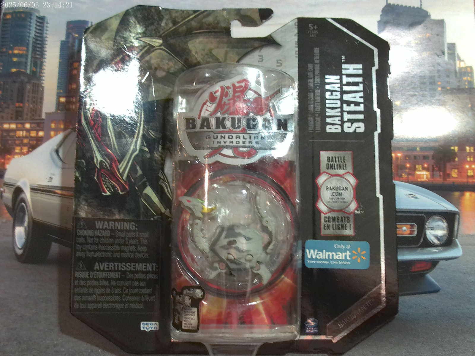 Bakugan Dharak 750G Gray Haos Bakugranite Gundalian Invaders Walmart Exclusive