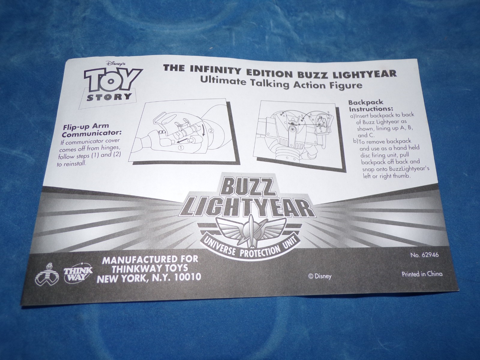 Buzz Lightyear The Infinity Edition Ultimate Talking action figure NIOP 1998