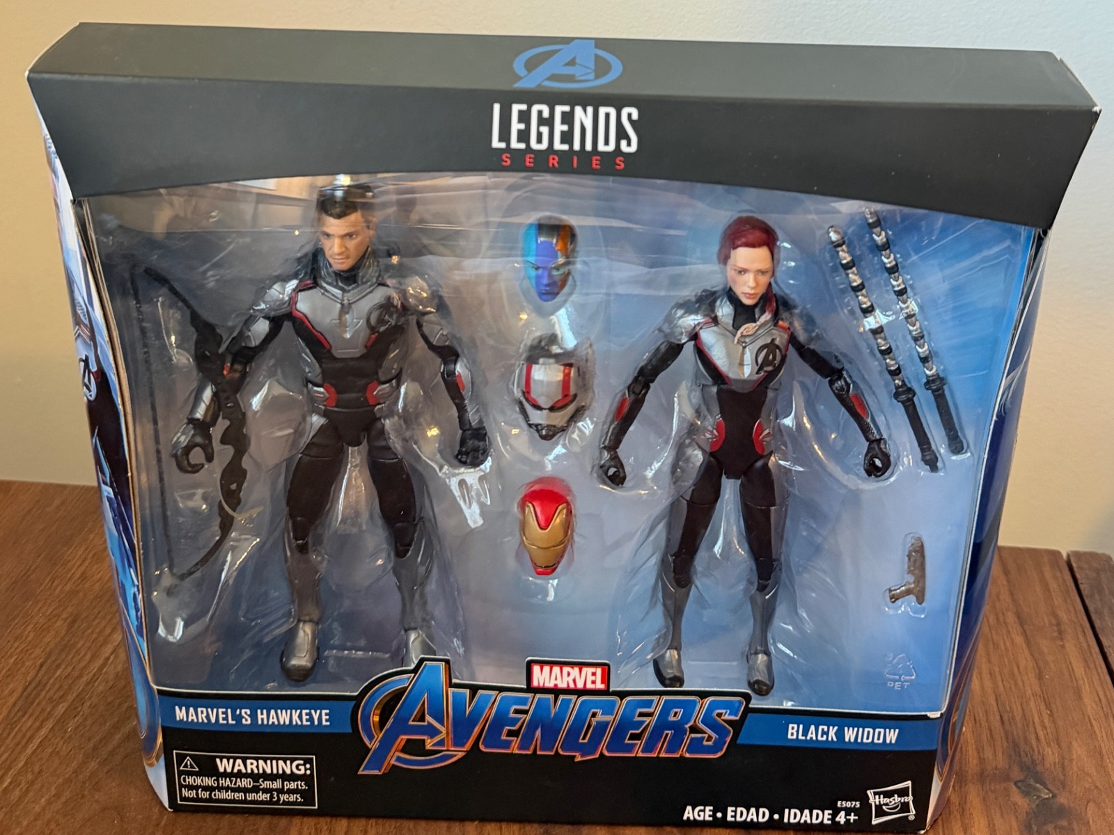 Marvel Legends Series Avengers Endgame Hawkeye & Black Widow 2 Pack Figure New