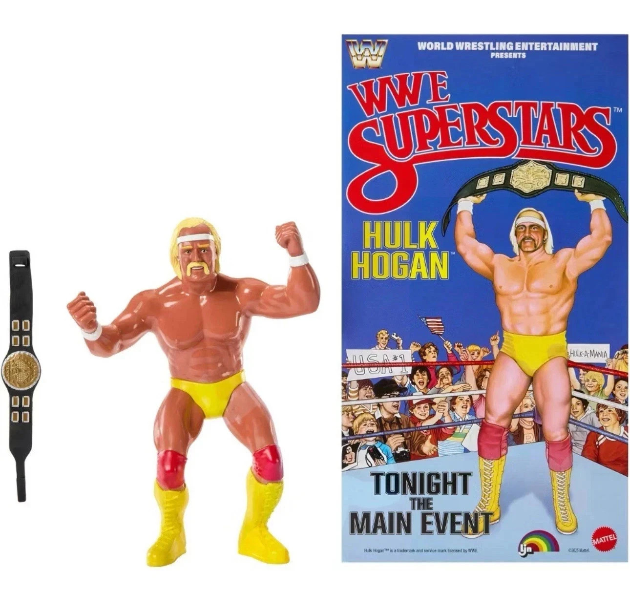WWE LJN MATTEL SUPERSTARS HULK HOGAN 8&Prime; ACTION FIGURE 1980s RETRO – NEW IN HAND