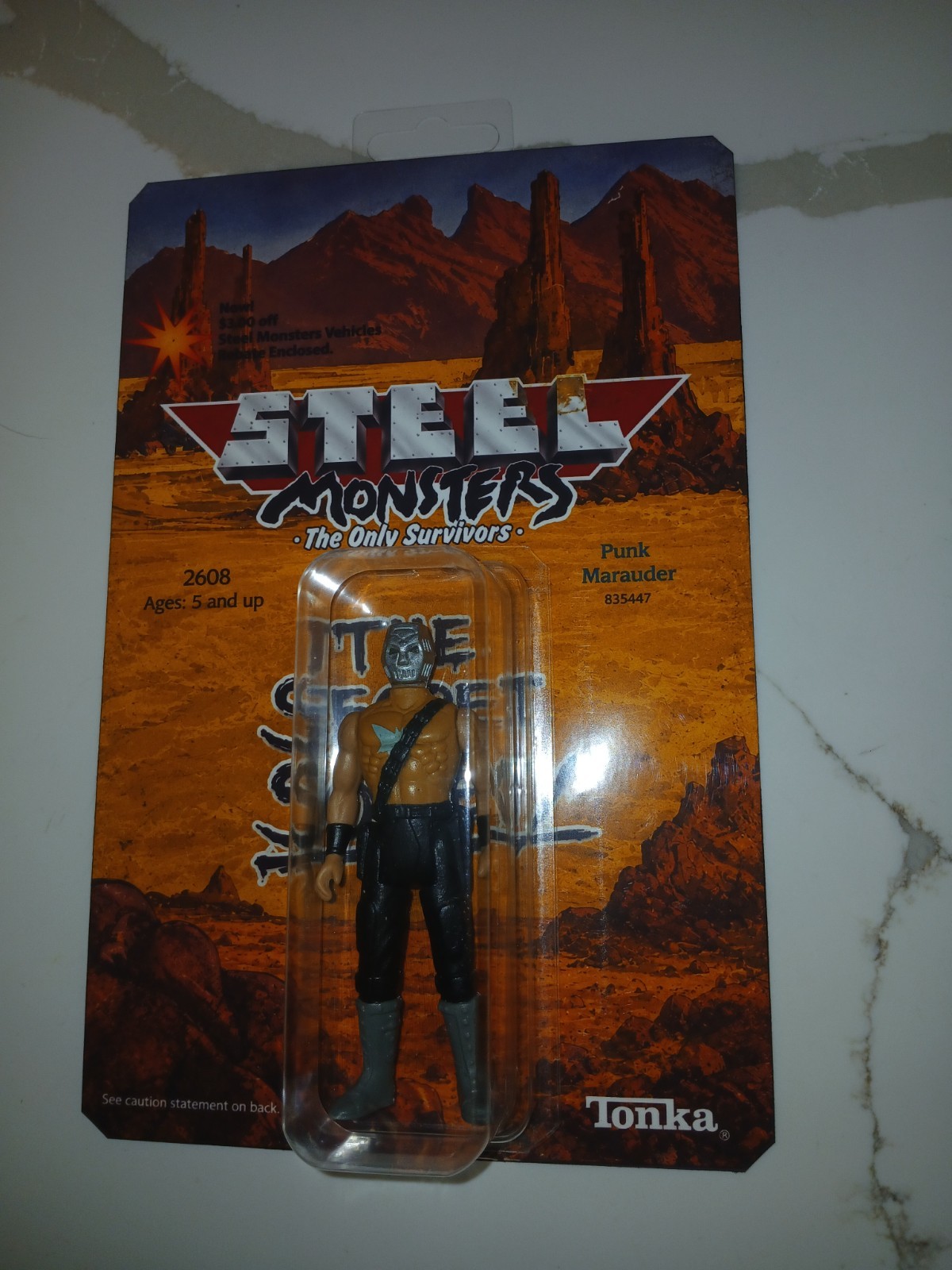 tonka steel monsters figure Punk Custom Backing Card