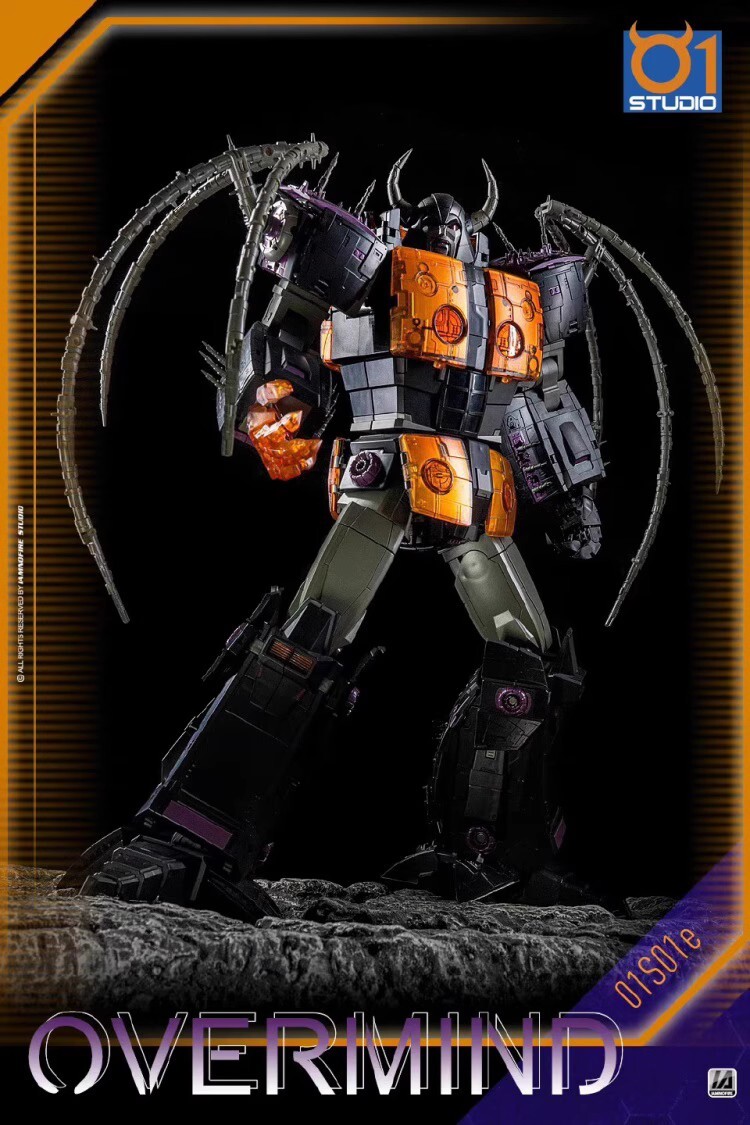 In Hand! Transforms Toy 01-Studio 01S01E Overmind Unicron Black Ver. Figure Toy