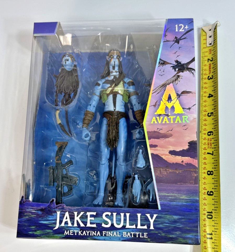 McFarlane Collector Ed #01 Jake Sully (Metkayina) — Avatar: Fire and Ash — NEW