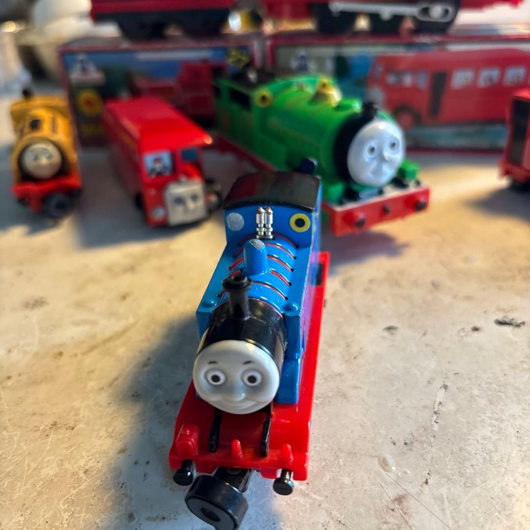 Tomy Thomas Engine Set Plarail Train Collection Vintage Toy Model Diorama
