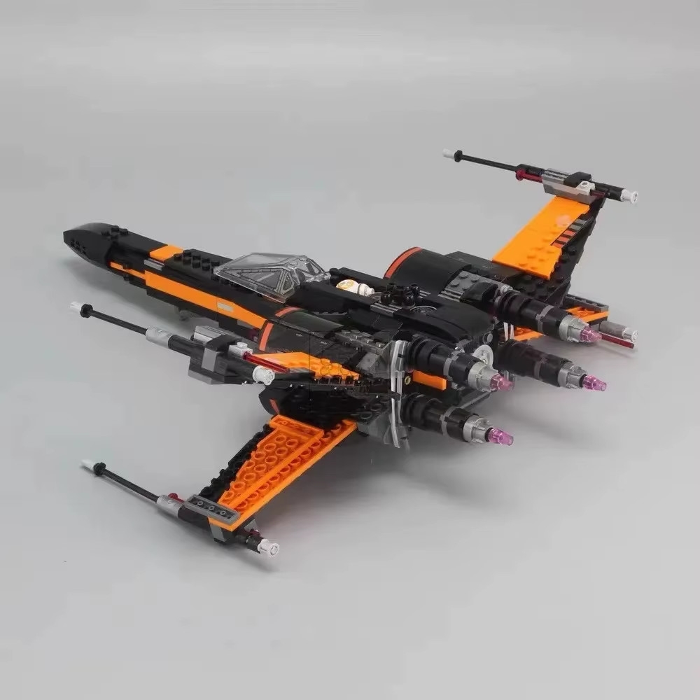 MOC Space Fighter Building Blocks Set Spaceship Model Holiday Toy 🚀