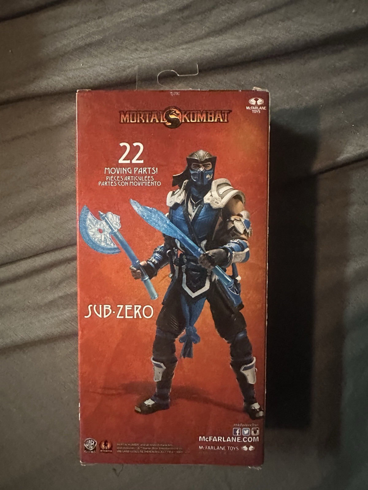 McFarlane Toys Mortal Kombat 11 Sub-Zero 7 Inch Action Figure New Sealed Rare🔥
