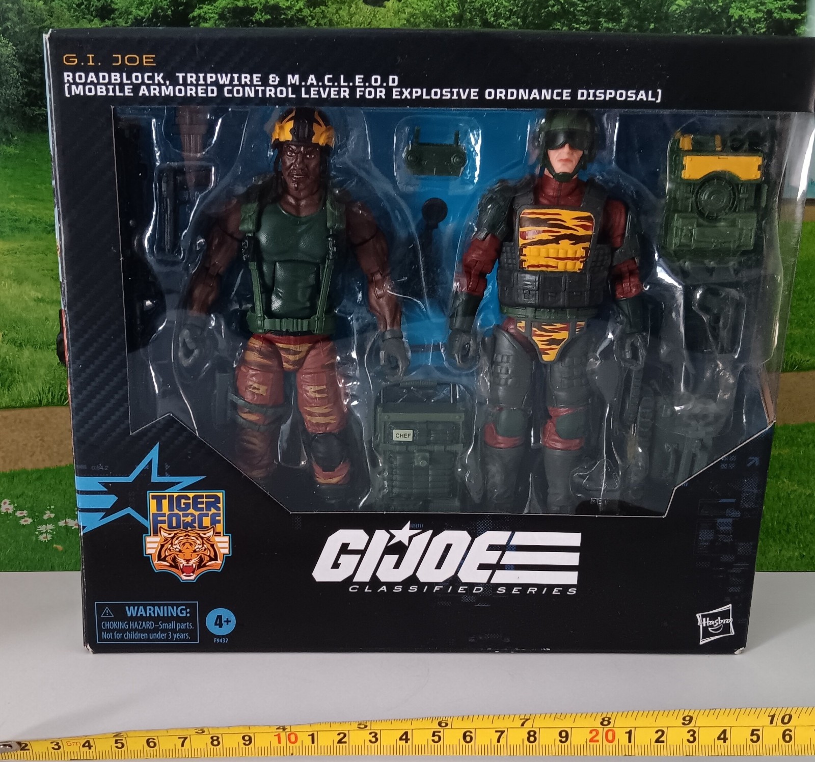 TIGER FORCE ROADBLOCK + TRIP WIRE GI JOE CLASSIFIED SERIES HASBRO NEW