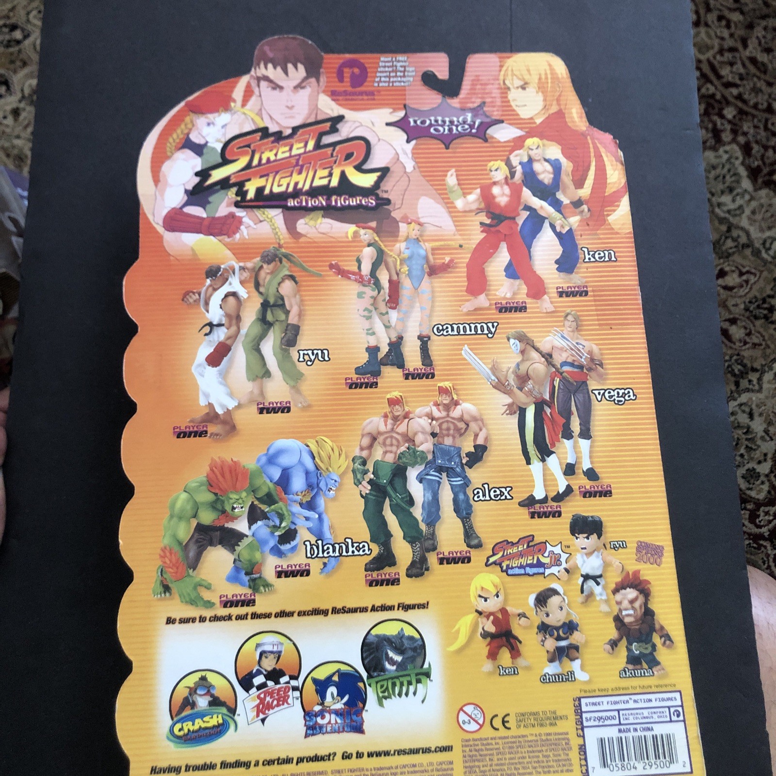 CAPCOM STREET FIGHTER “RYU” 7”1/2 Factory Sealed