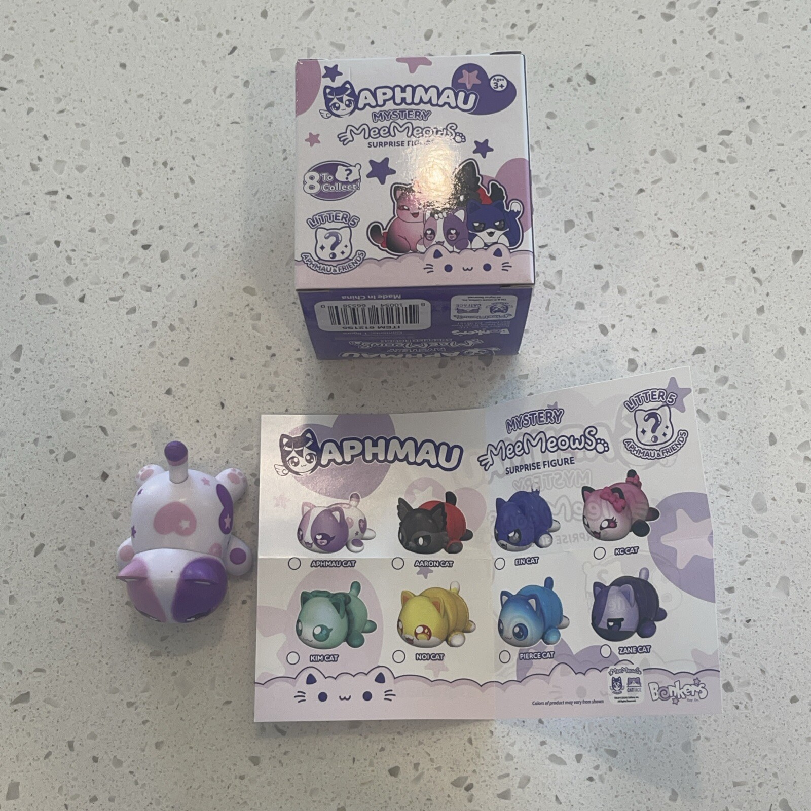 Aphmau Cat 2024 Pink & Purple Meemeows Vinyl Figure Mystery Litter 5