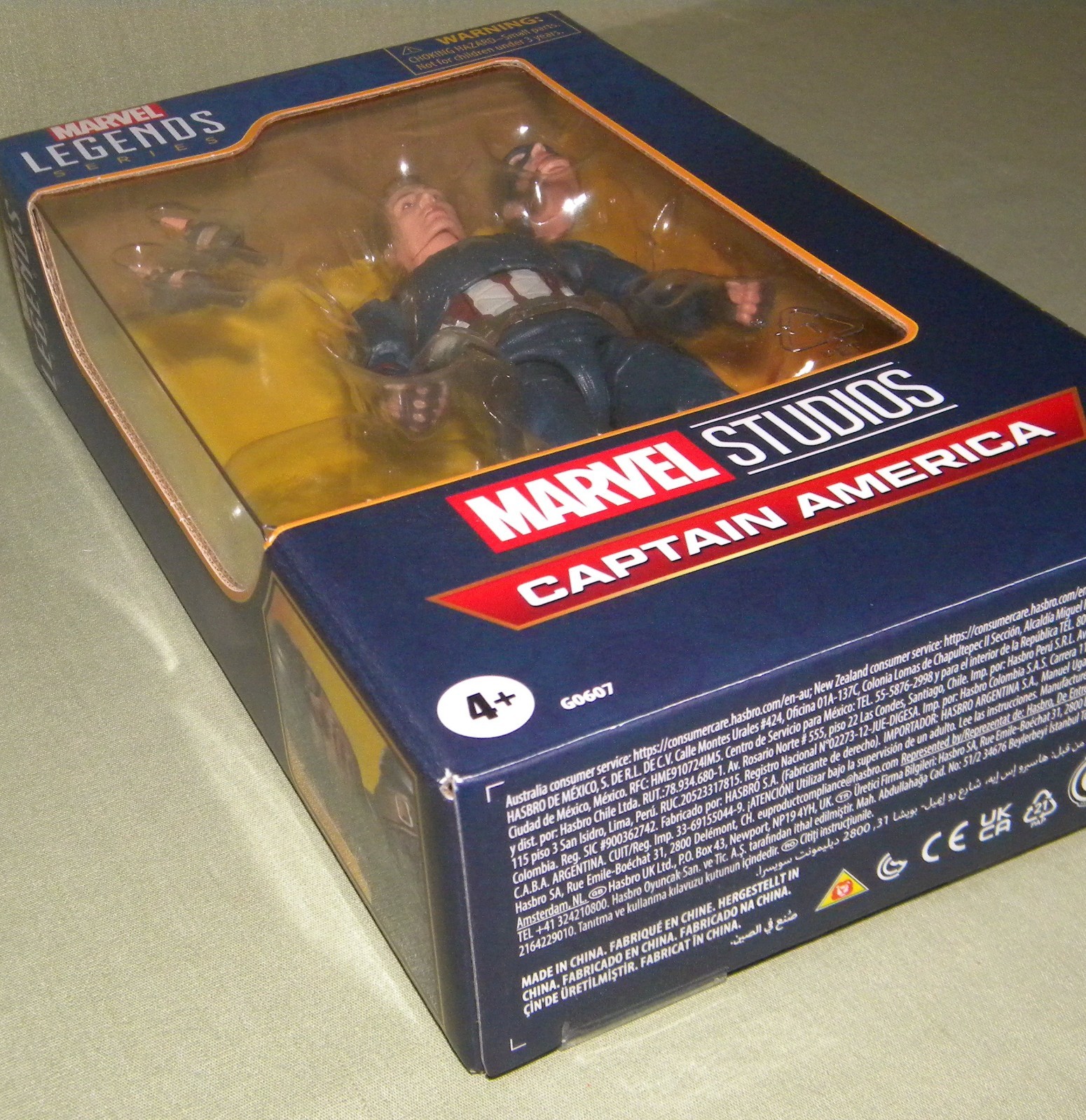 CAPTAIN AMERICA Marvel Legends Studio Avengers 6&Prime; Figure 2025 Chris Evans