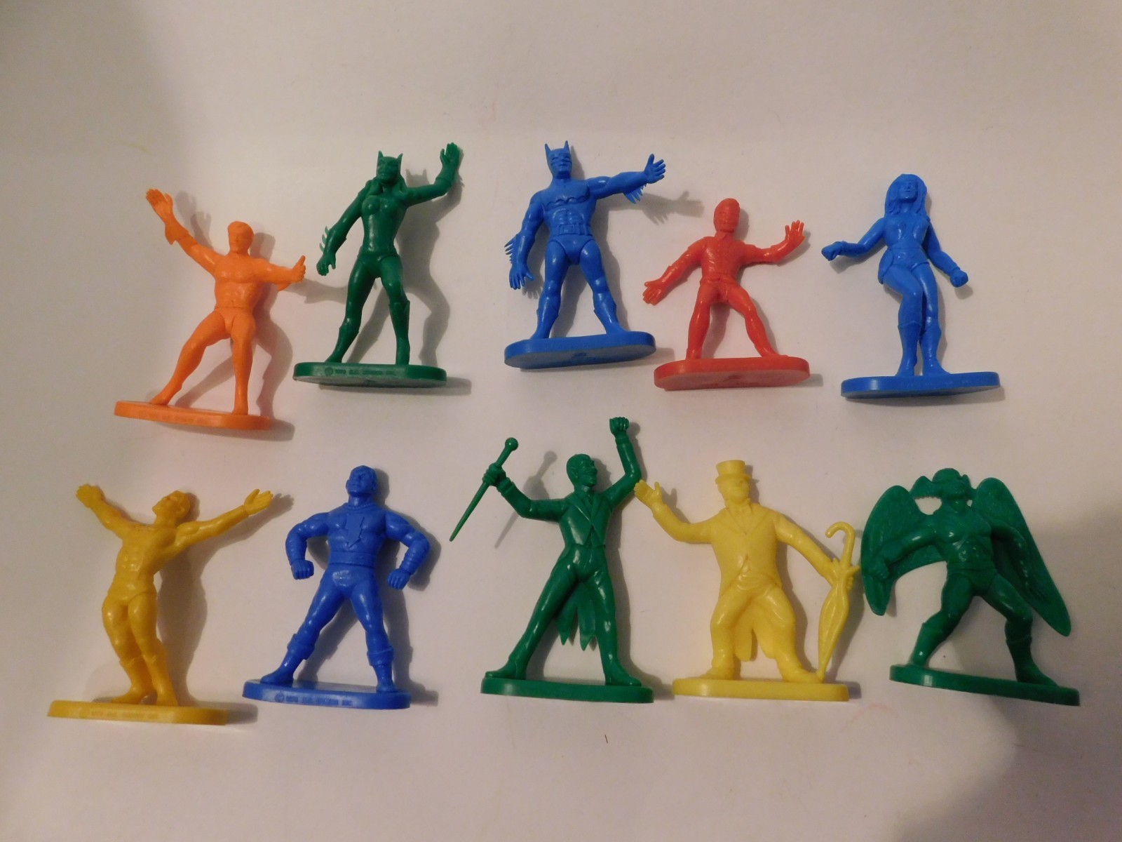 DC Comic Book Figures Brazil Gulliver 1978 Batman Joker Superman Batgirl Lot 10