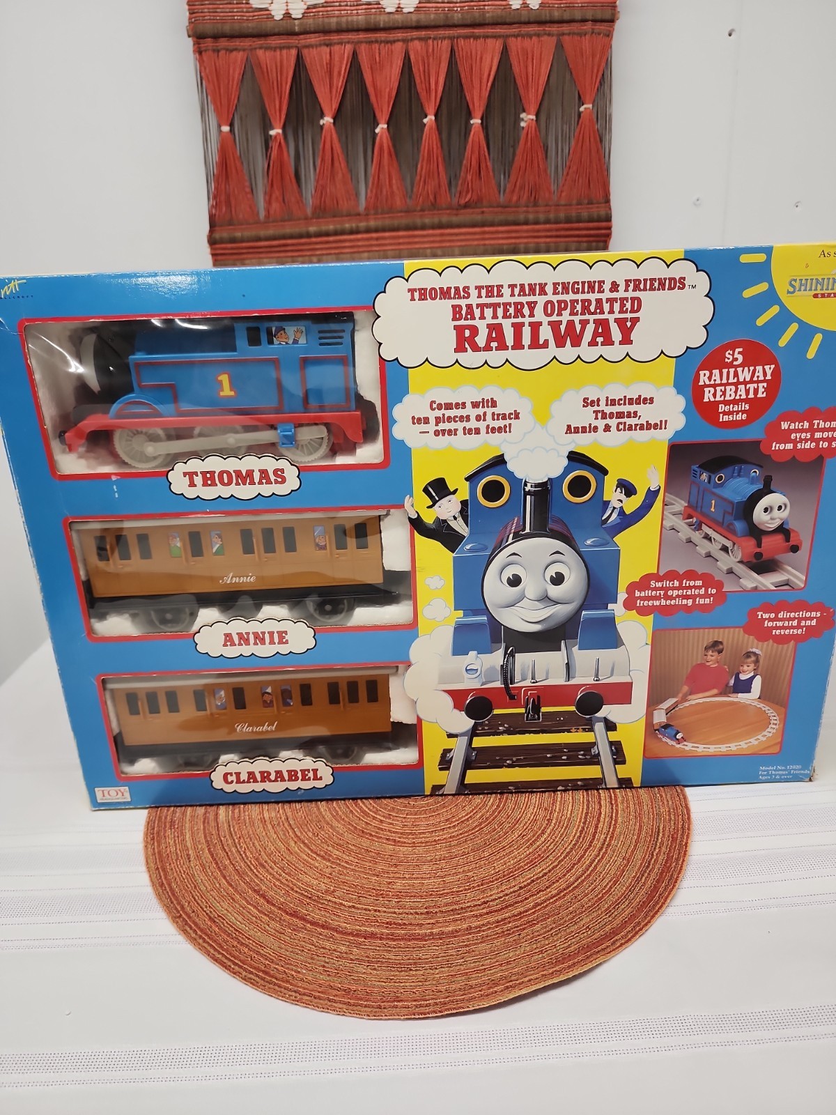 Thomas Tank Engine&Friends Battery Operated Railway#12020 Tested Works In Box