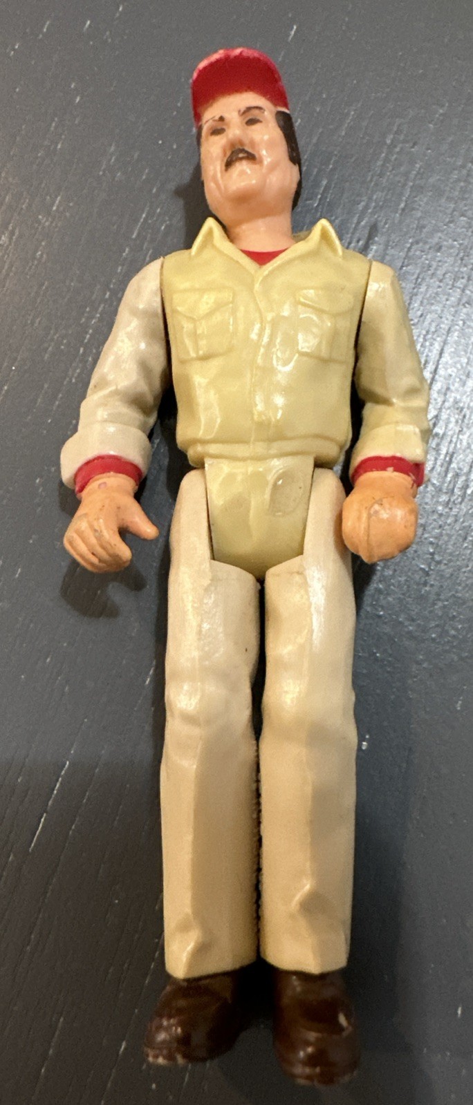 TONKA 1979 PLAY PEOPLE – AJ FOYT RACE TEAM MECHANIC – VINTAGE – 3.5&Prime;