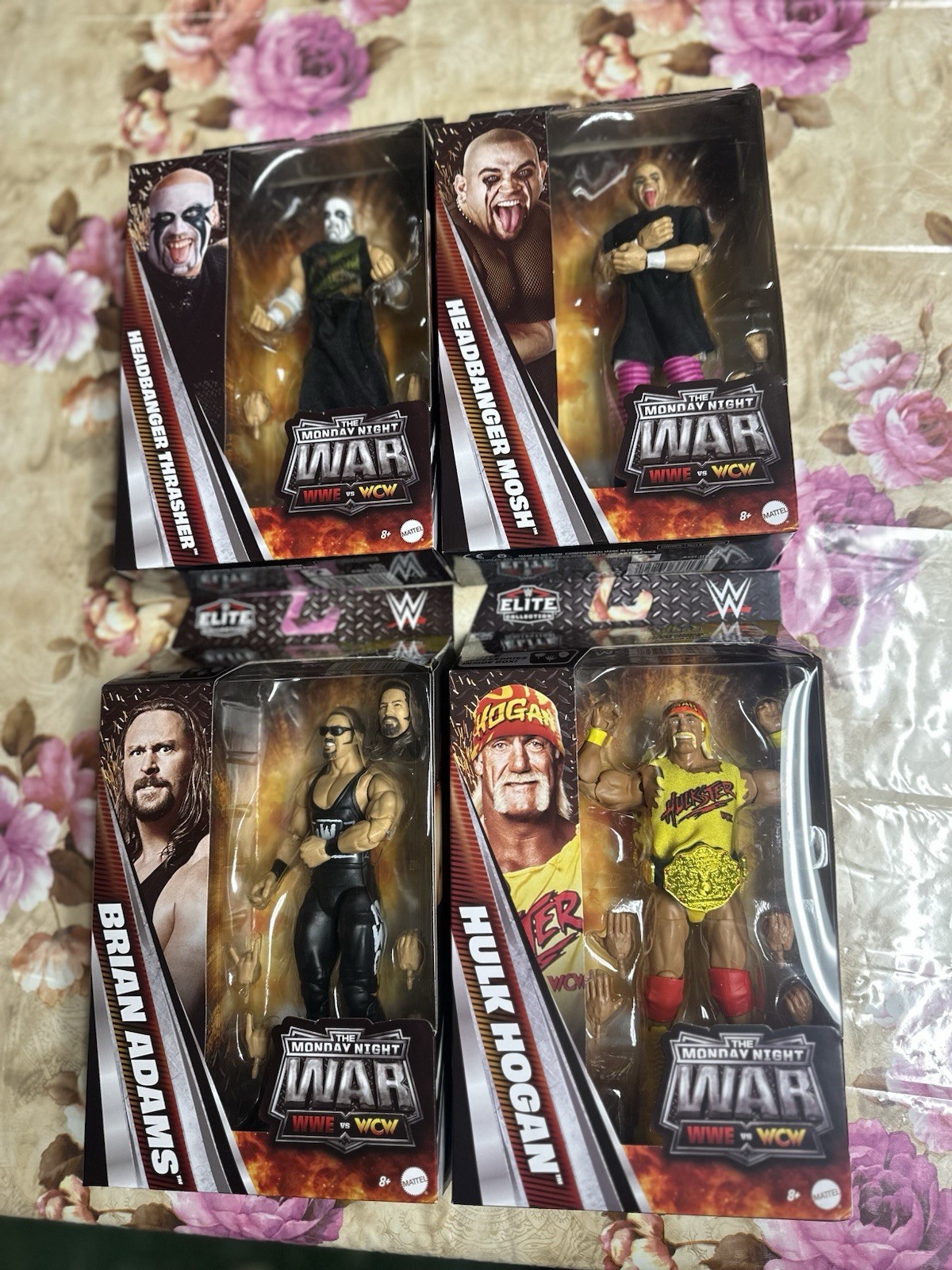 WWE Elite Monday Night War Series 11 Full Set Hogan Adams Mosh Thrasher Rude